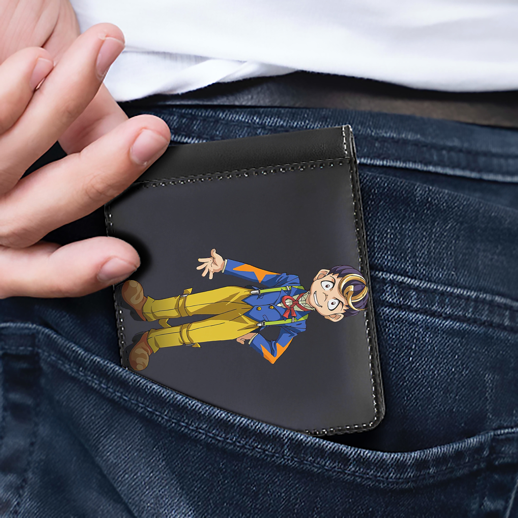 （画像用） 遊☆戯☆王 Yu-Gi-Oh! 二つ折り革財布