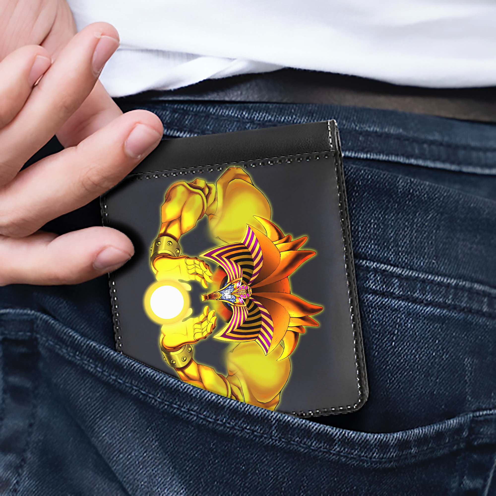 （画像用） 遊☆戯☆王 Yu-Gi-Oh! 二つ折り革財布