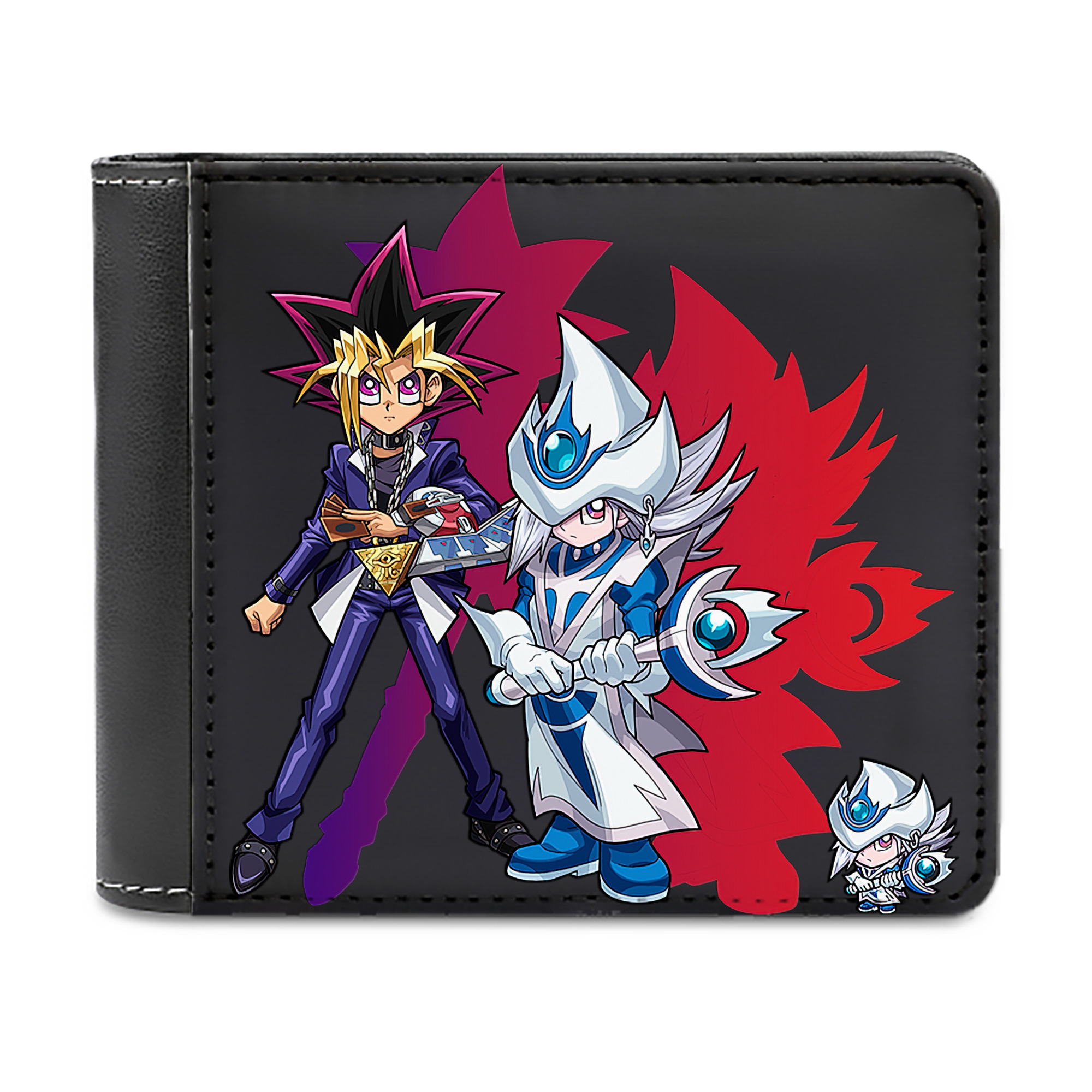 （画像用） 遊☆戯☆王 Yu-Gi-Oh! 二つ折り革財布