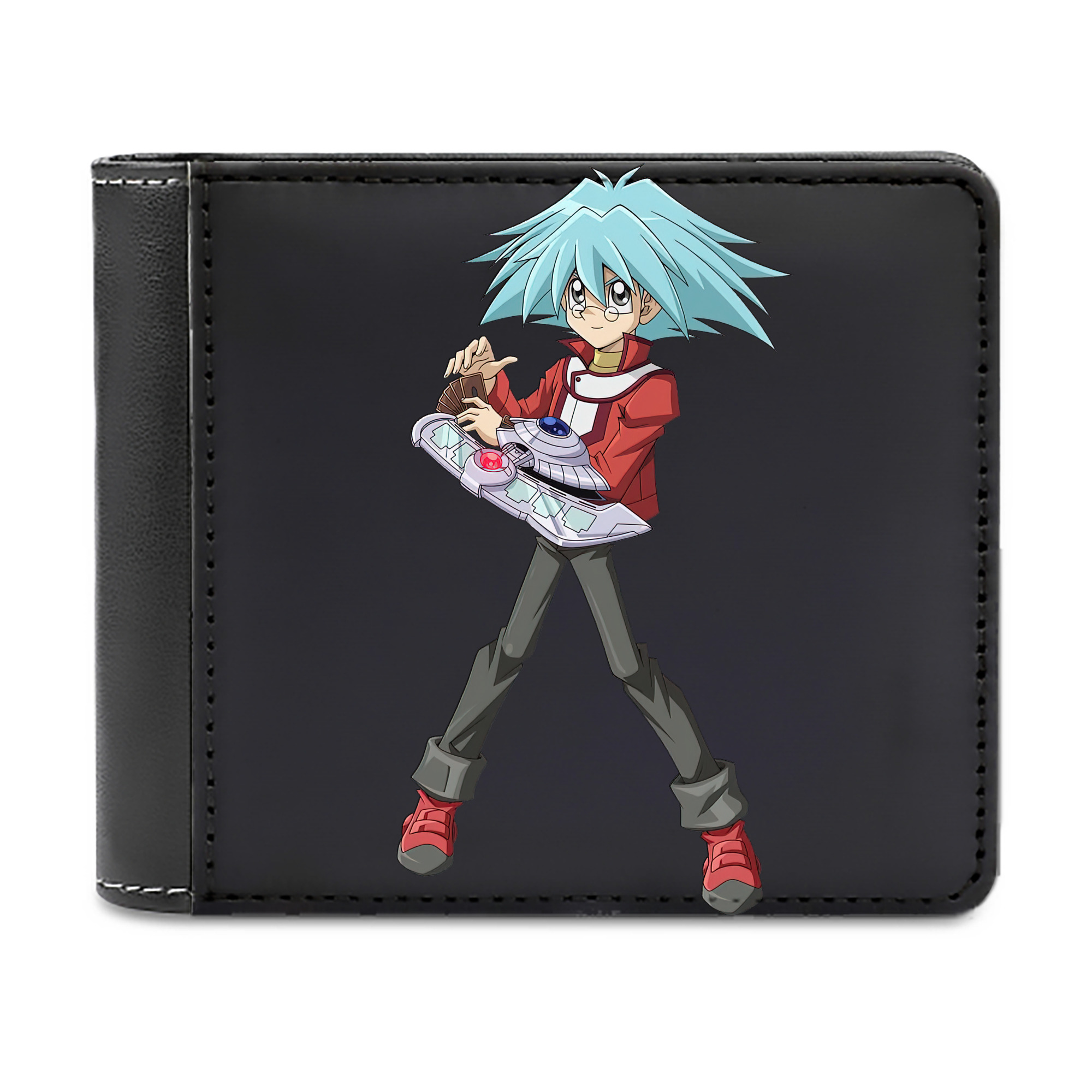 （画像用） 遊☆戯☆王 Yu-Gi-Oh! 二つ折り革財布