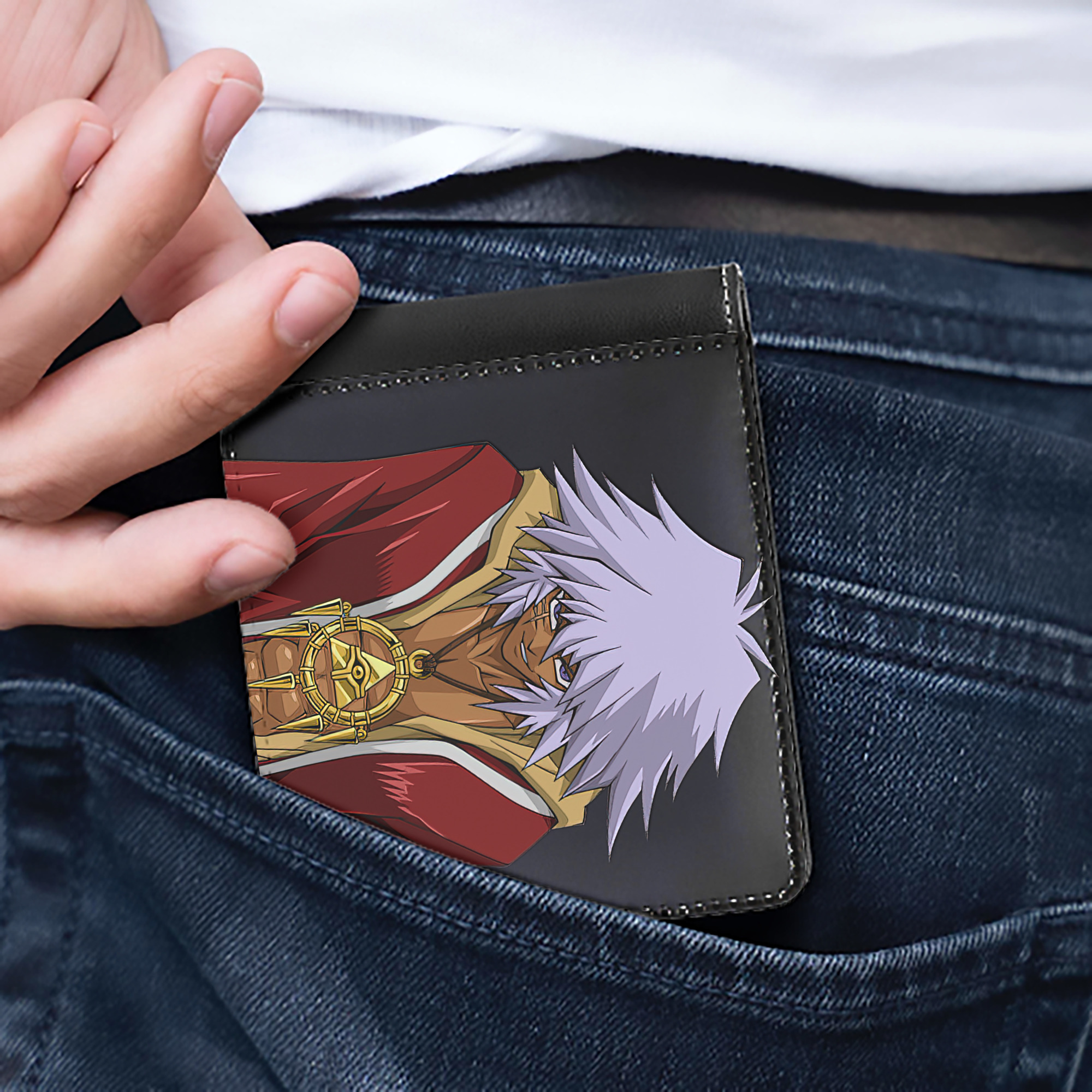 （画像用） 遊☆戯☆王 Yu-Gi-Oh! 二つ折り革財布
