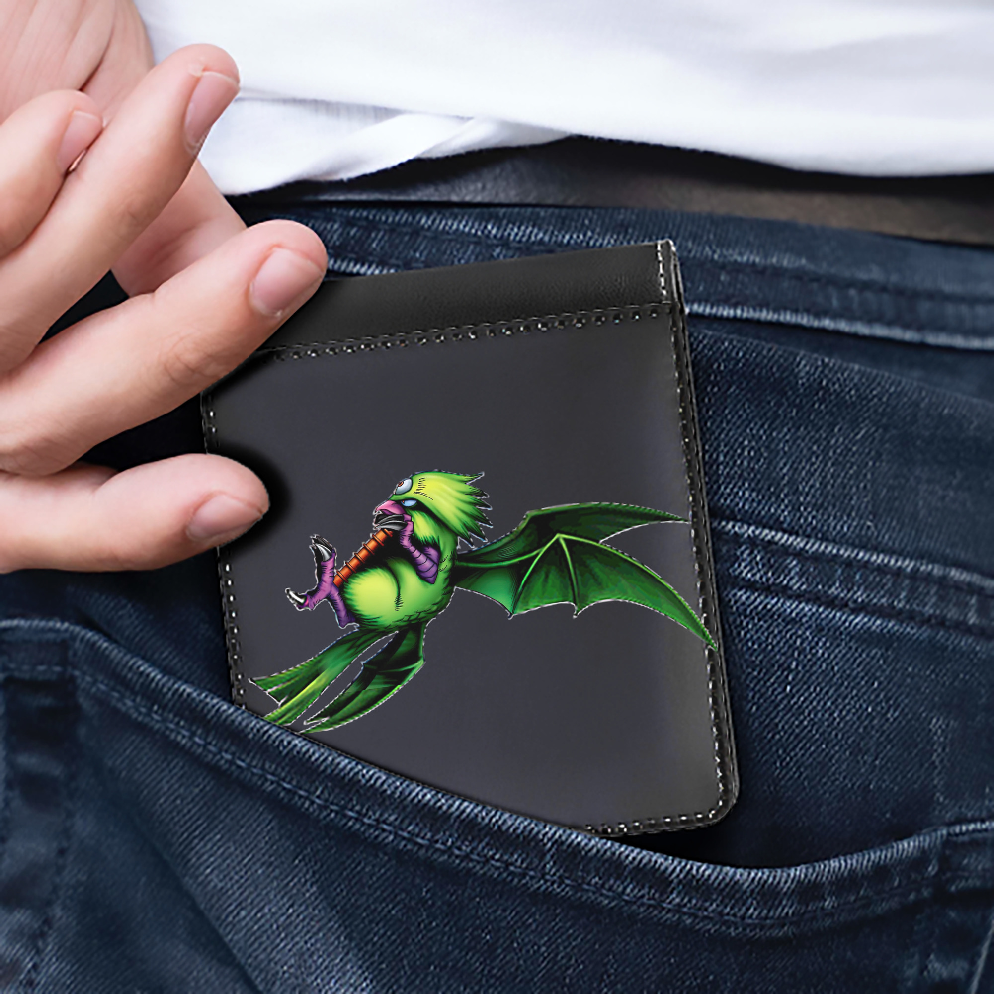 （画像用） 遊☆戯☆王 Yu-Gi-Oh! 二つ折り革財布