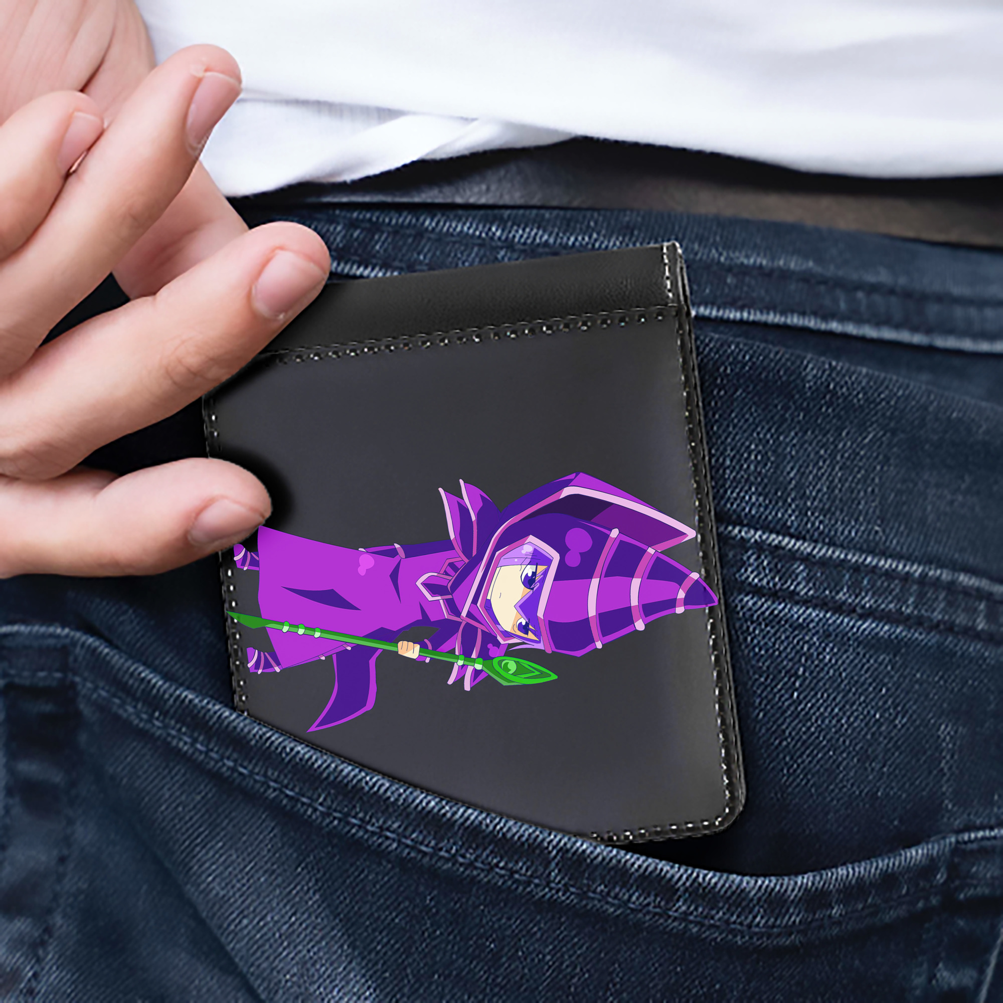 （画像用） 遊☆戯☆王 Yu-Gi-Oh! 二つ折り革財布