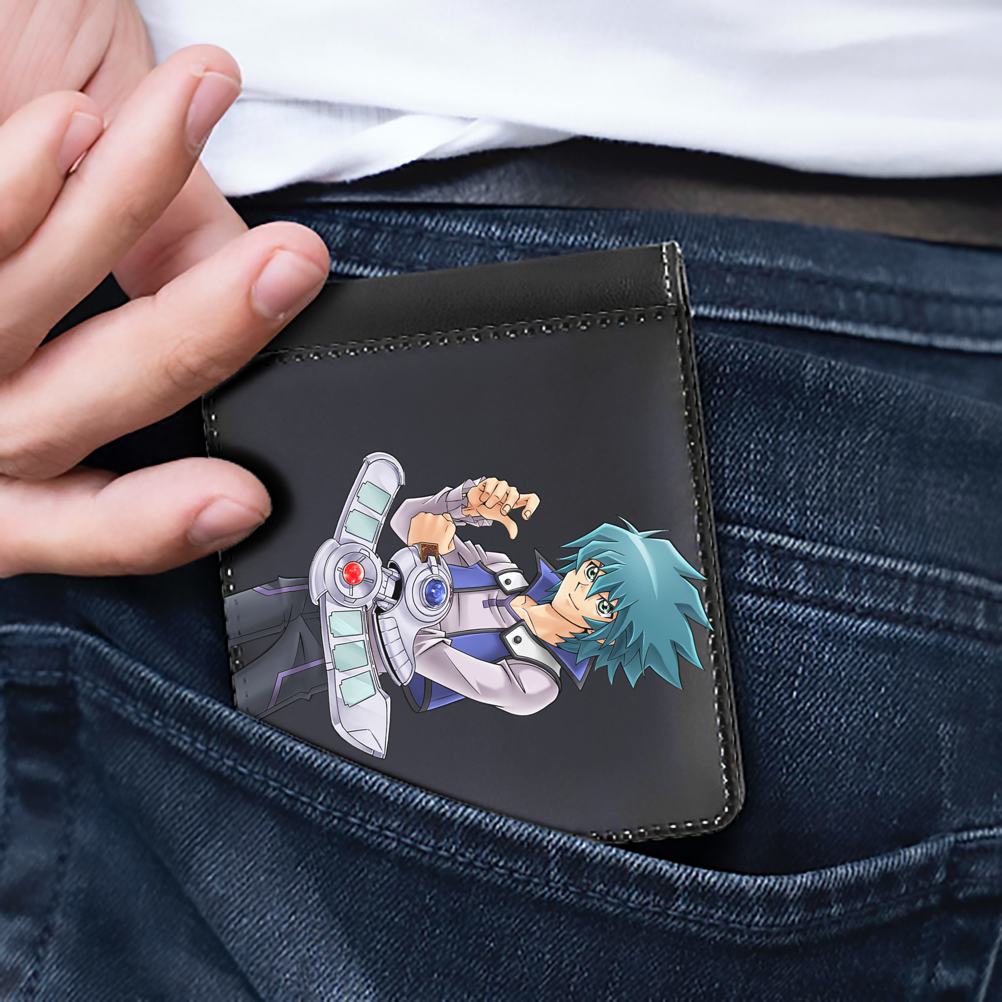 （画像用） 遊☆戯☆王 Yu-Gi-Oh! 二つ折り革財布