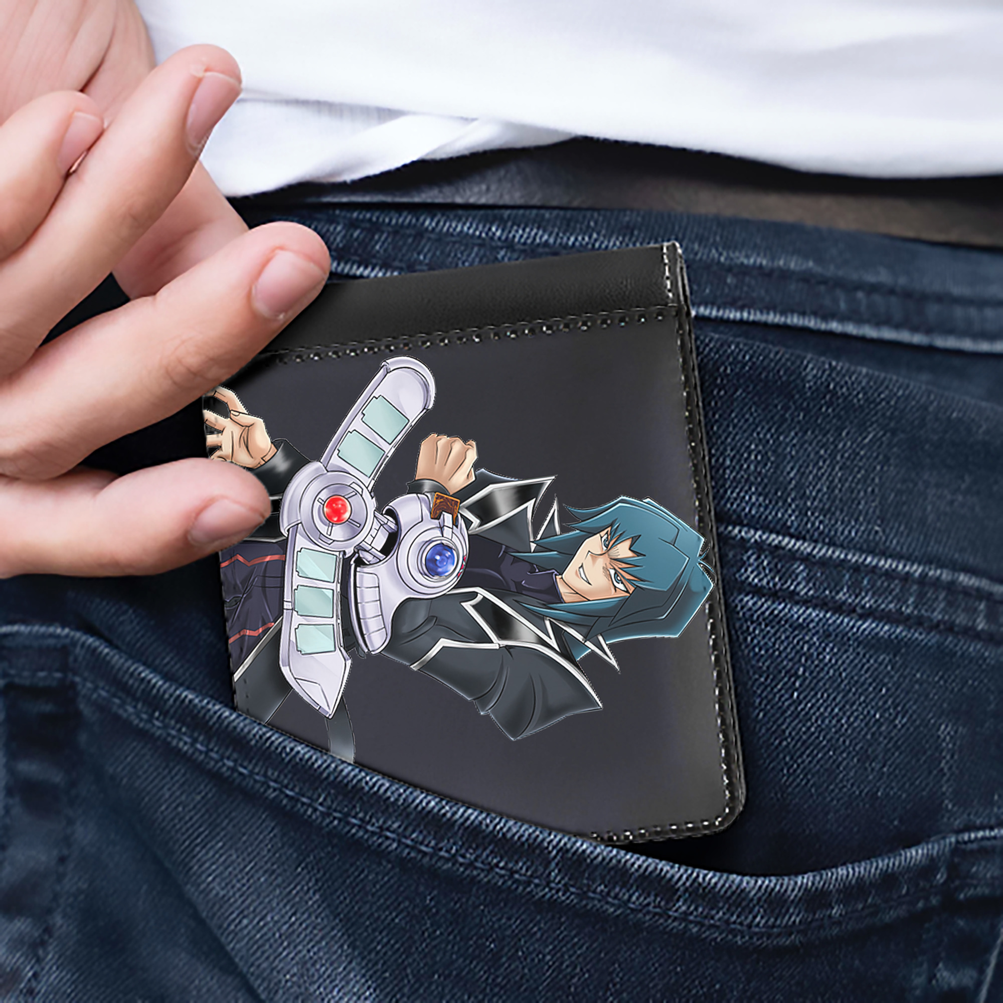 （画像用） 遊☆戯☆王 Yu-Gi-Oh! 二つ折り革財布