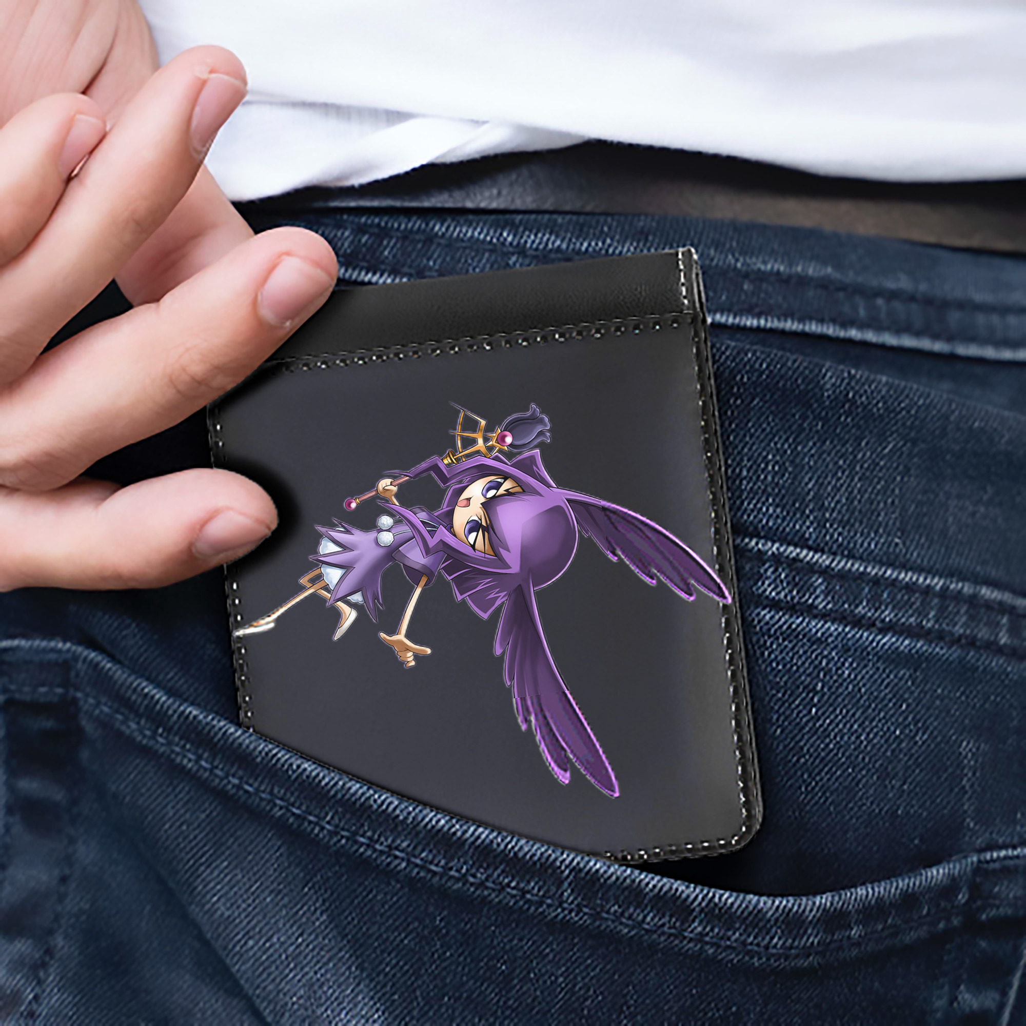（画像用） 遊☆戯☆王 Yu-Gi-Oh! 二つ折り革財布