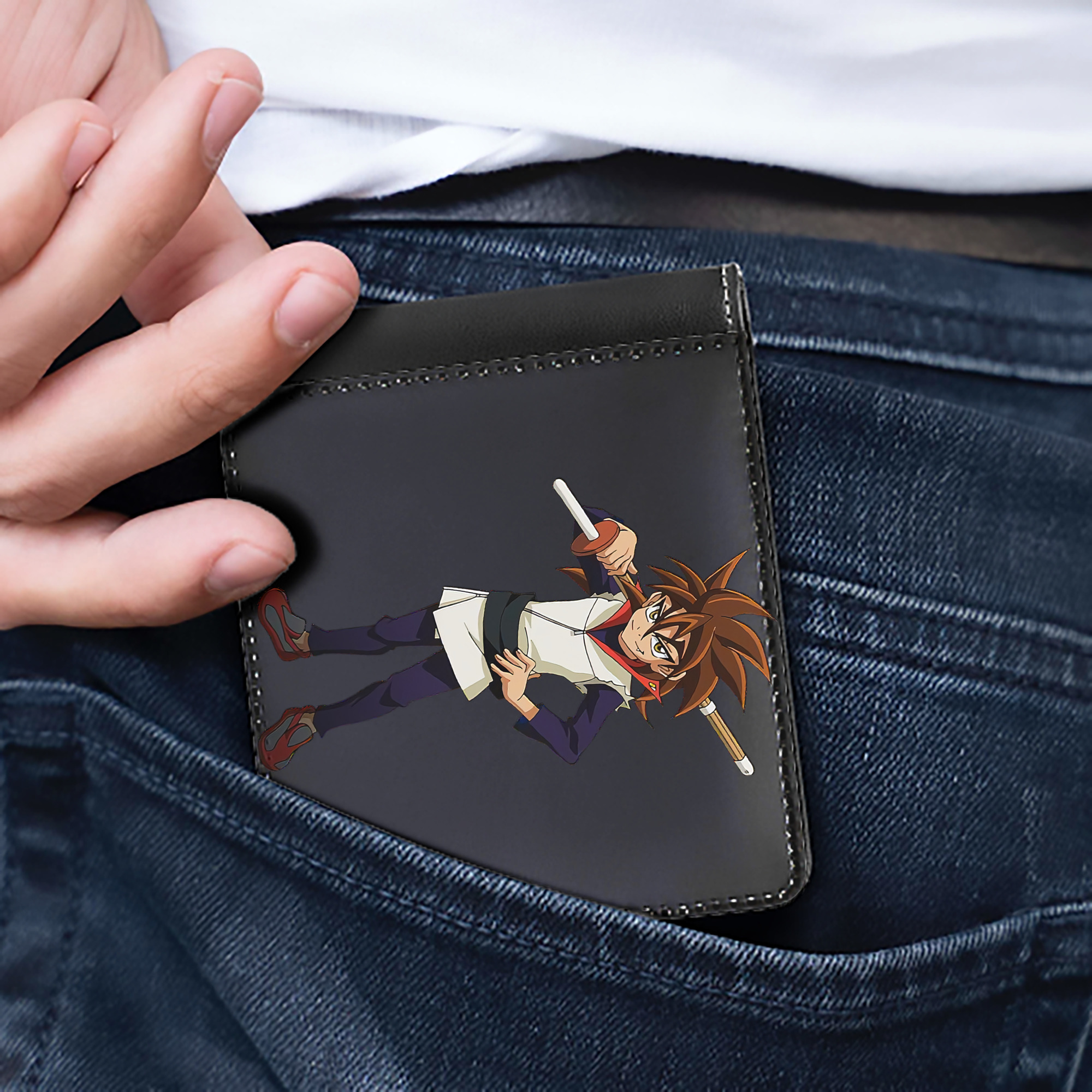 （画像用） 遊☆戯☆王 Yu-Gi-Oh! 二つ折り革財布