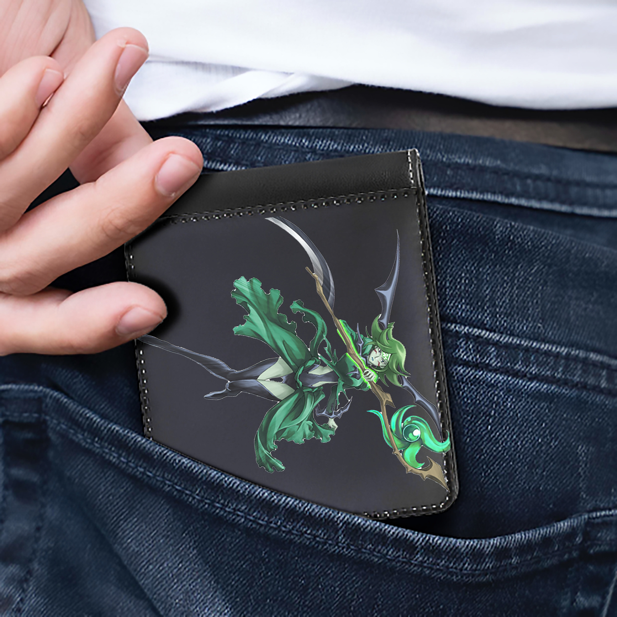 （画像用） 遊☆戯☆王 Yu-Gi-Oh! 二つ折り革財布