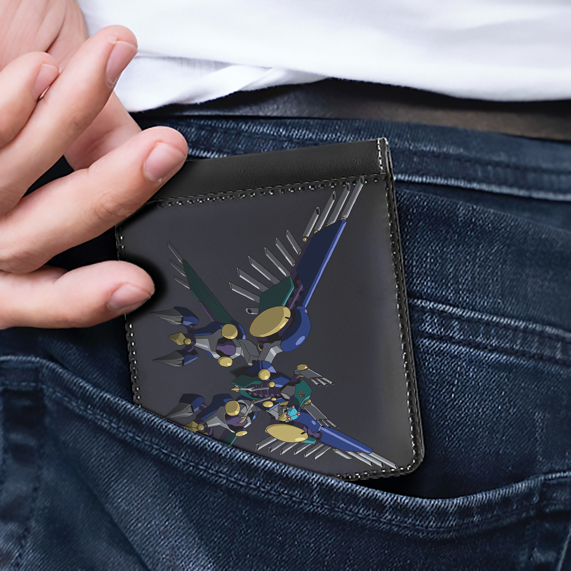 （画像用） 遊☆戯☆王 Yu-Gi-Oh! 二つ折り革財布