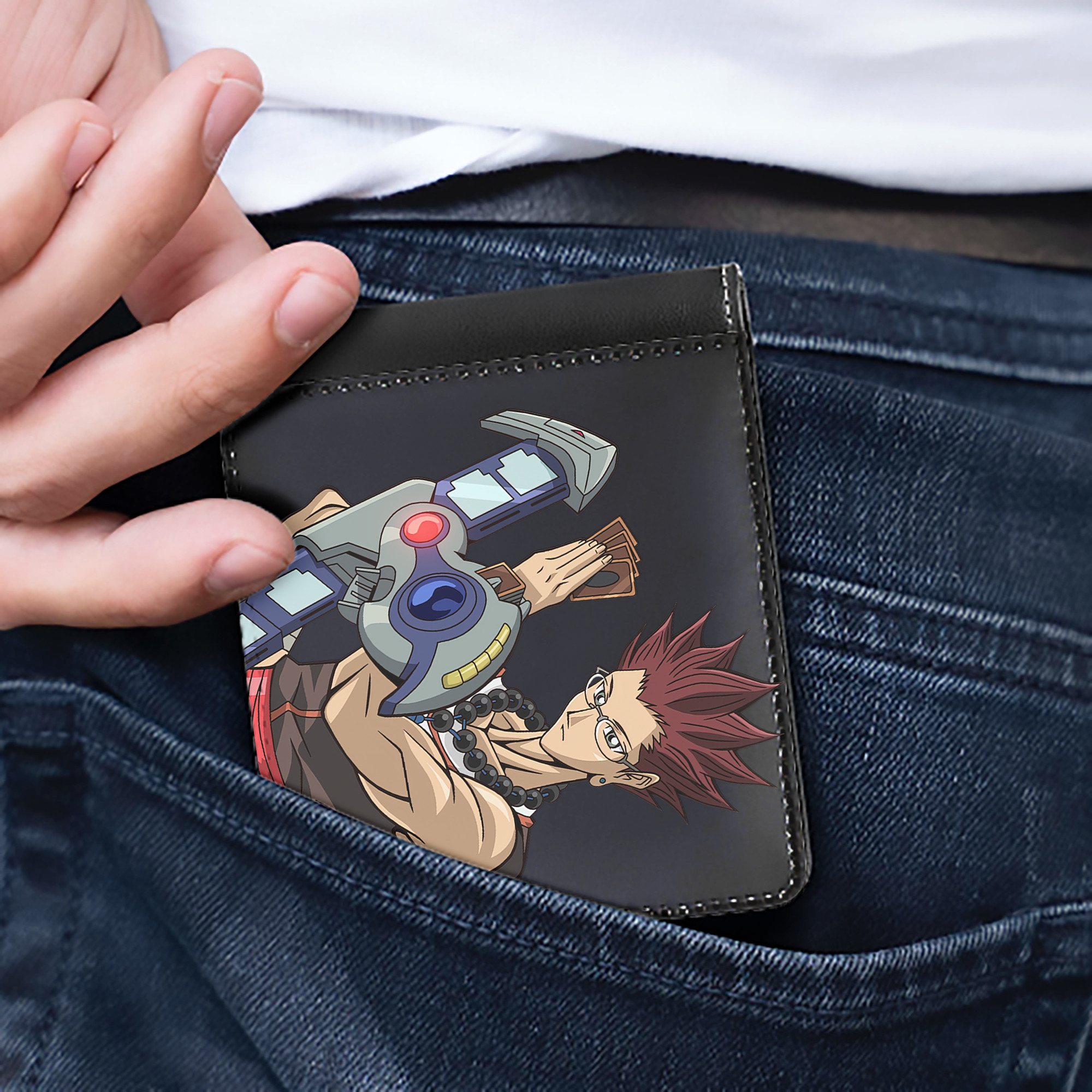 （画像用） 遊☆戯☆王 Yu-Gi-Oh! 二つ折り革財布