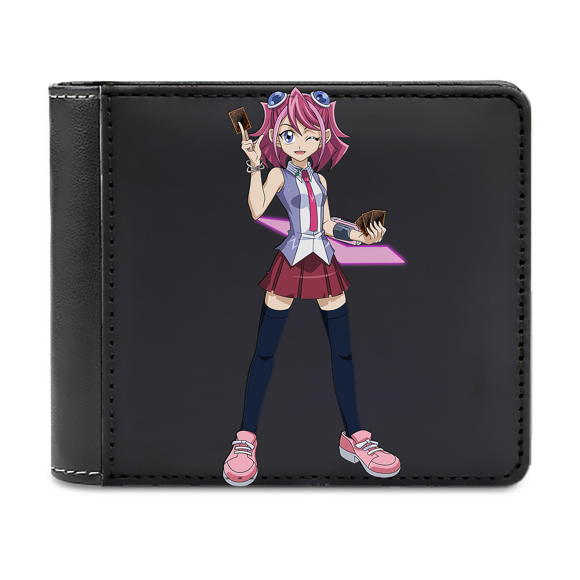 （画像用） 遊☆戯☆王 Yu-Gi-Oh! 二つ折り革財布