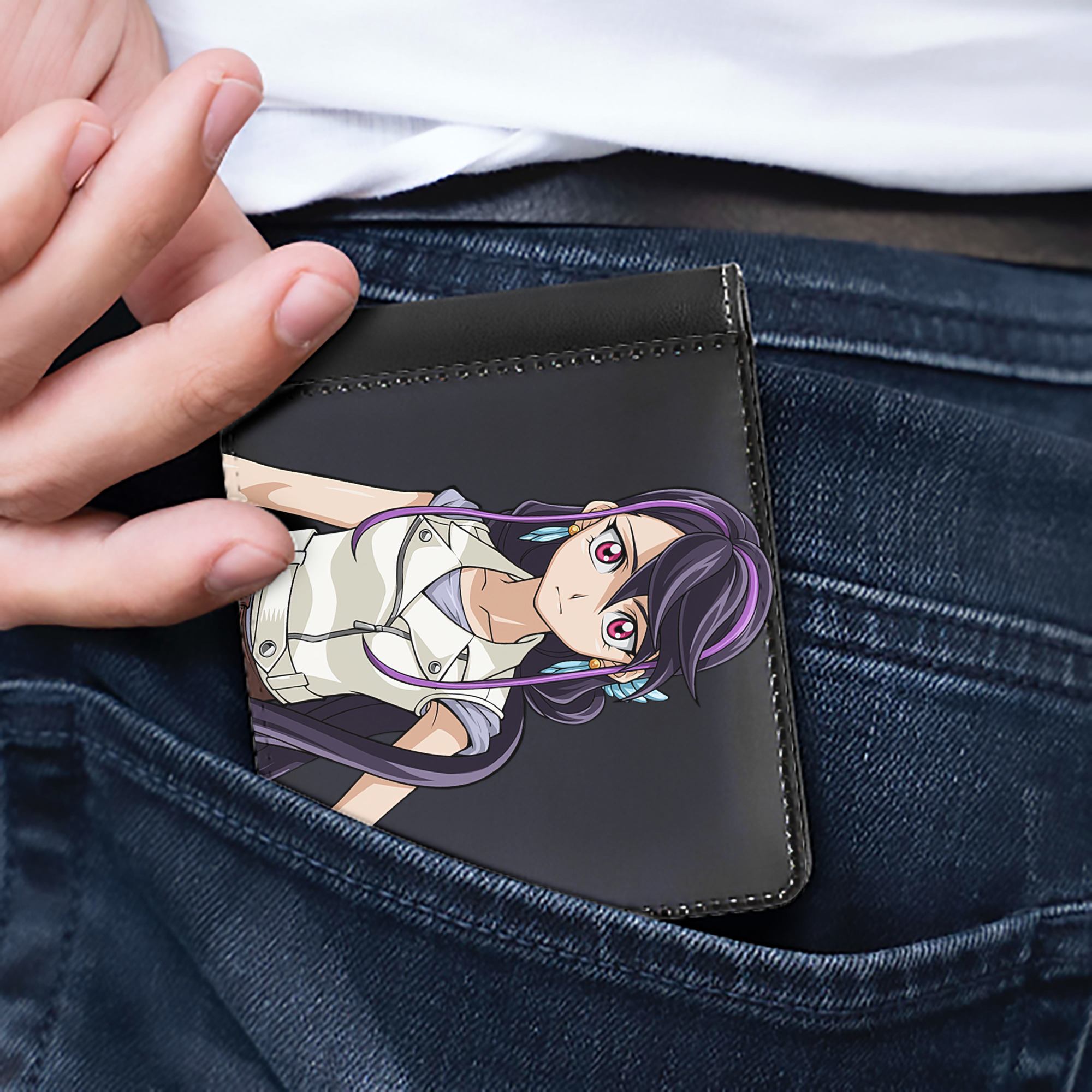 （画像用） 遊☆戯☆王 Yu-Gi-Oh! 二つ折り革財布