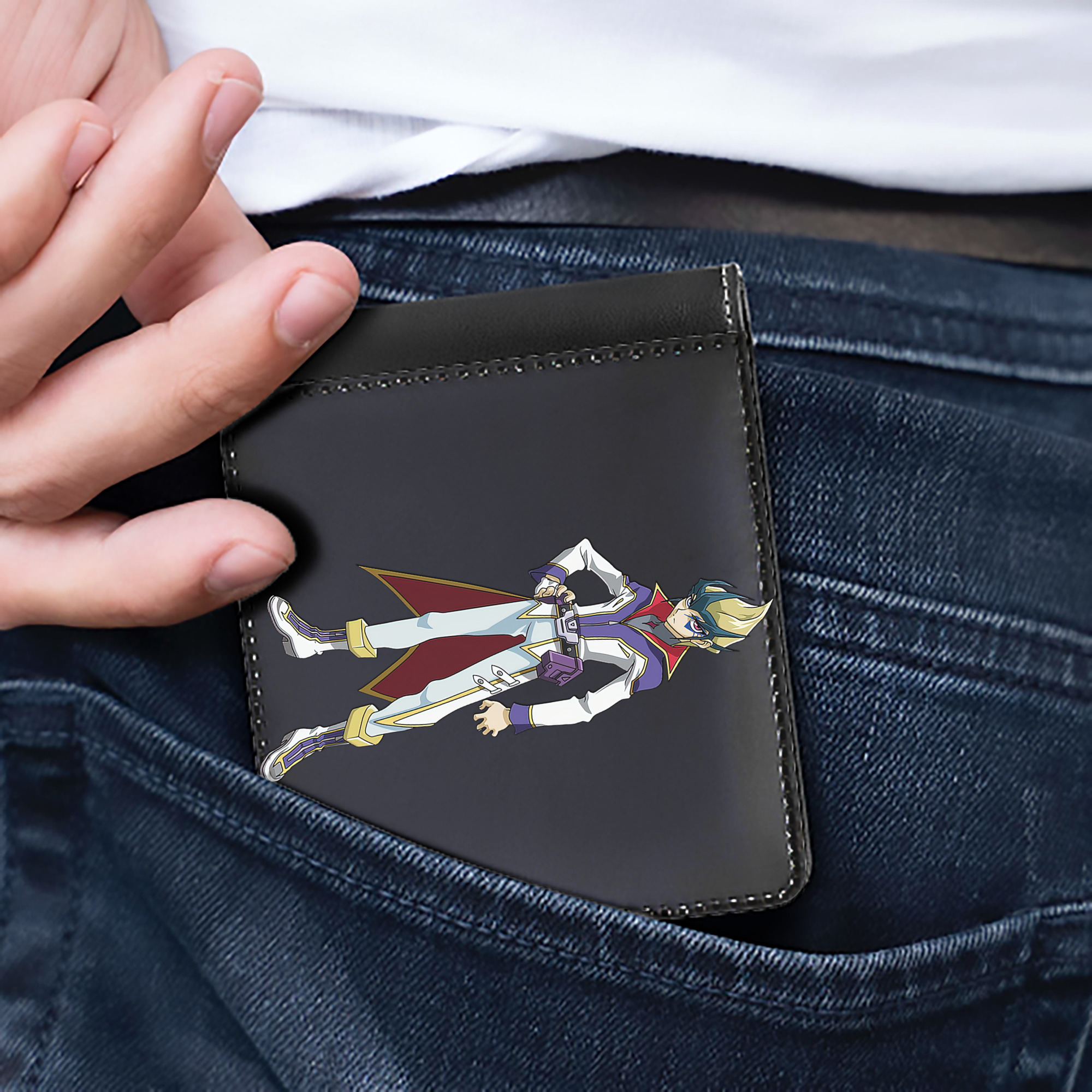 （画像用） 遊☆戯☆王 Yu-Gi-Oh! 二つ折り革財布