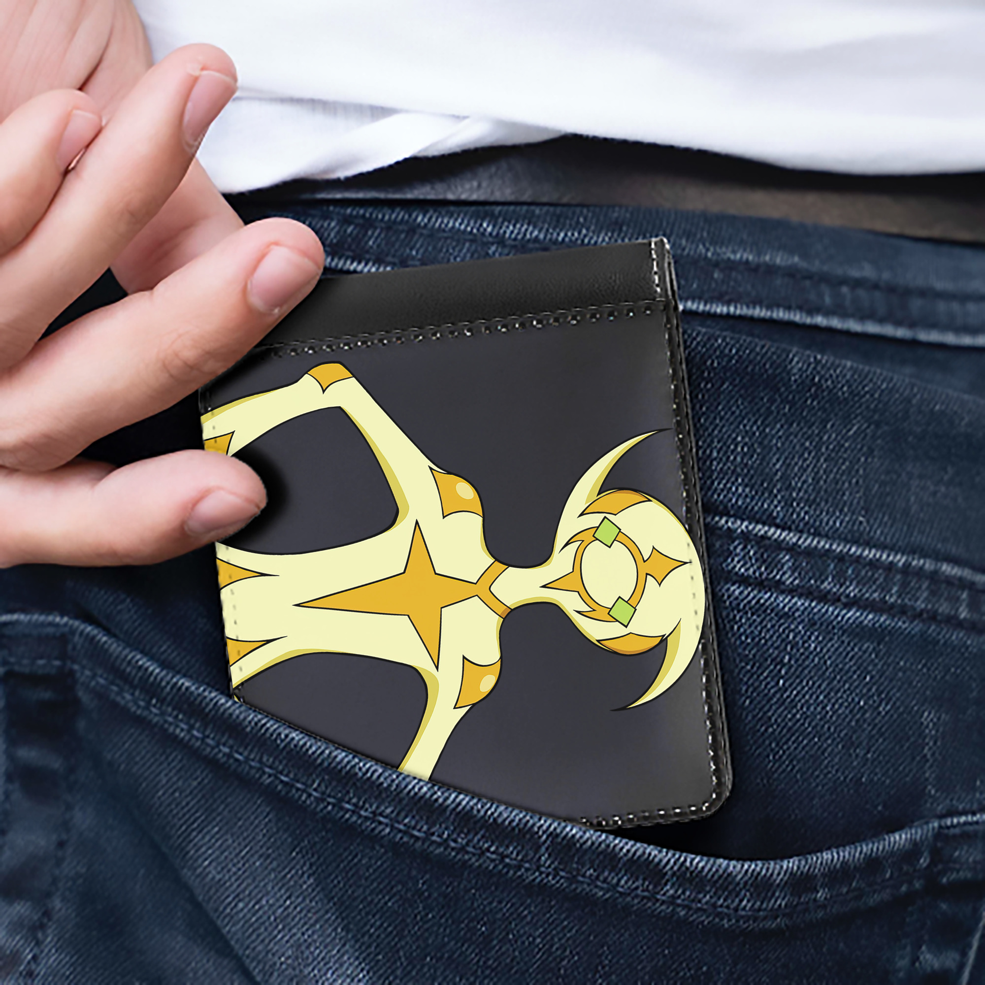（画像用） 遊☆戯☆王 Yu-Gi-Oh! 二つ折り革財布