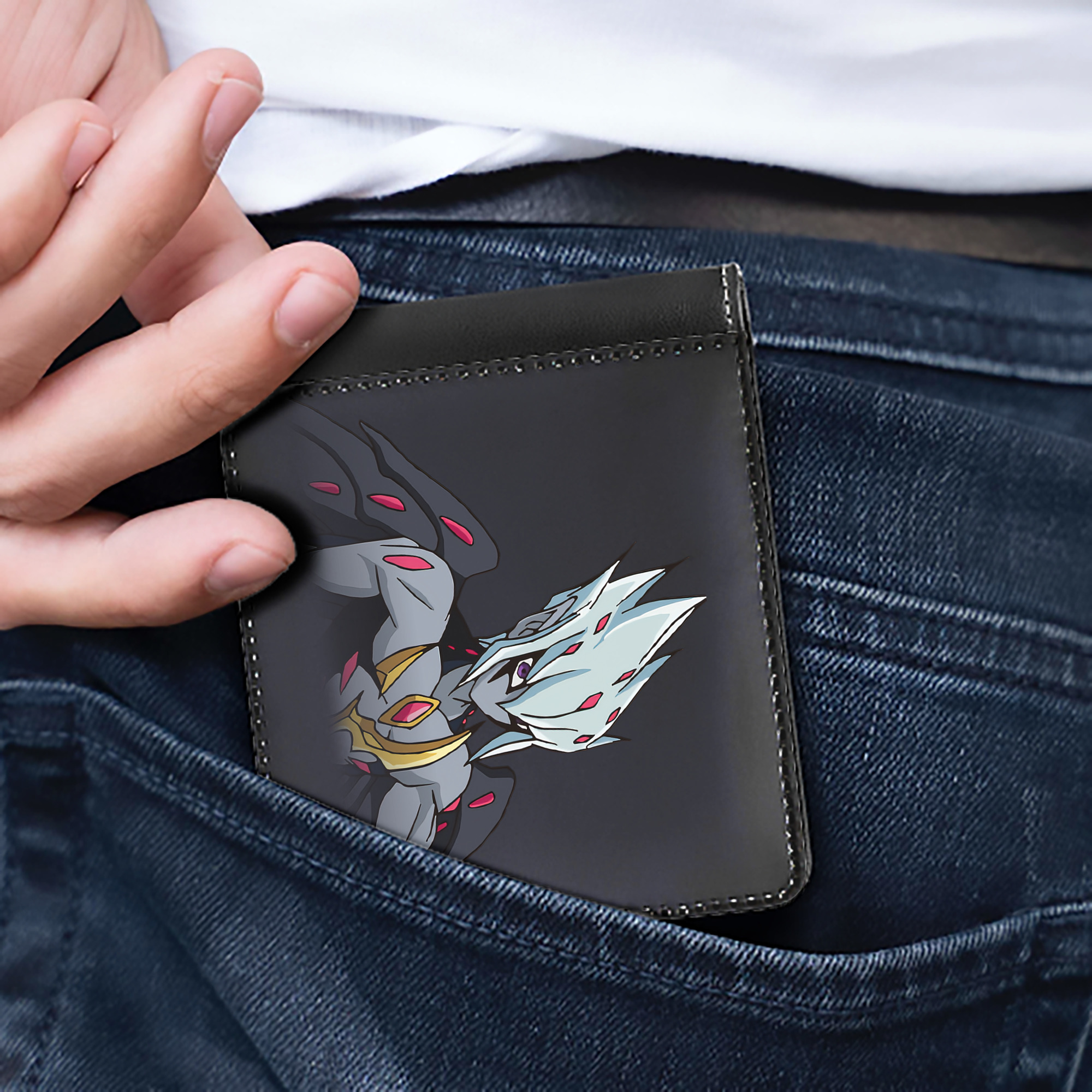 （画像用） 遊☆戯☆王 Yu-Gi-Oh! 二つ折り革財布