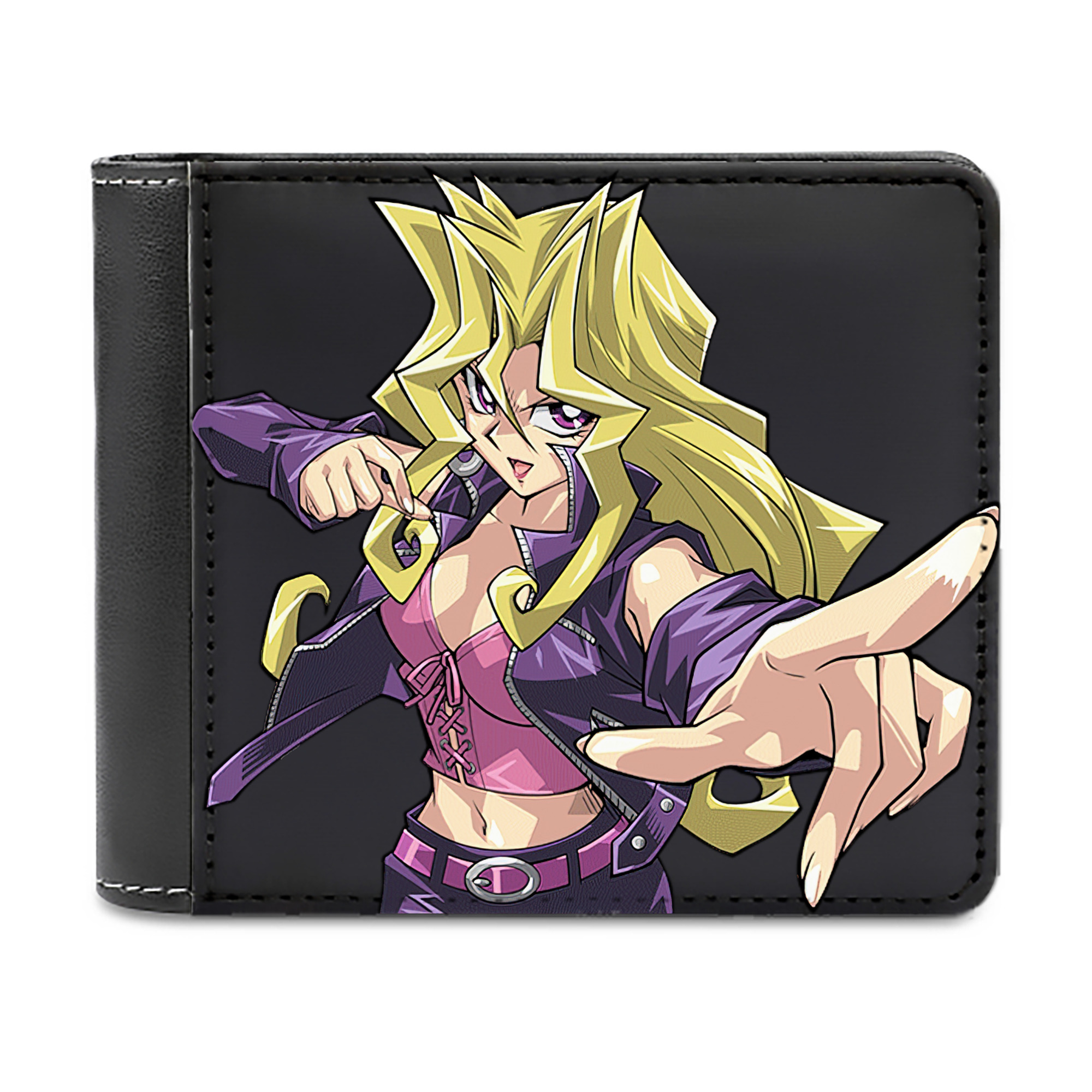（画像用） 遊☆戯☆王 Yu-Gi-Oh! 二つ折り革財布