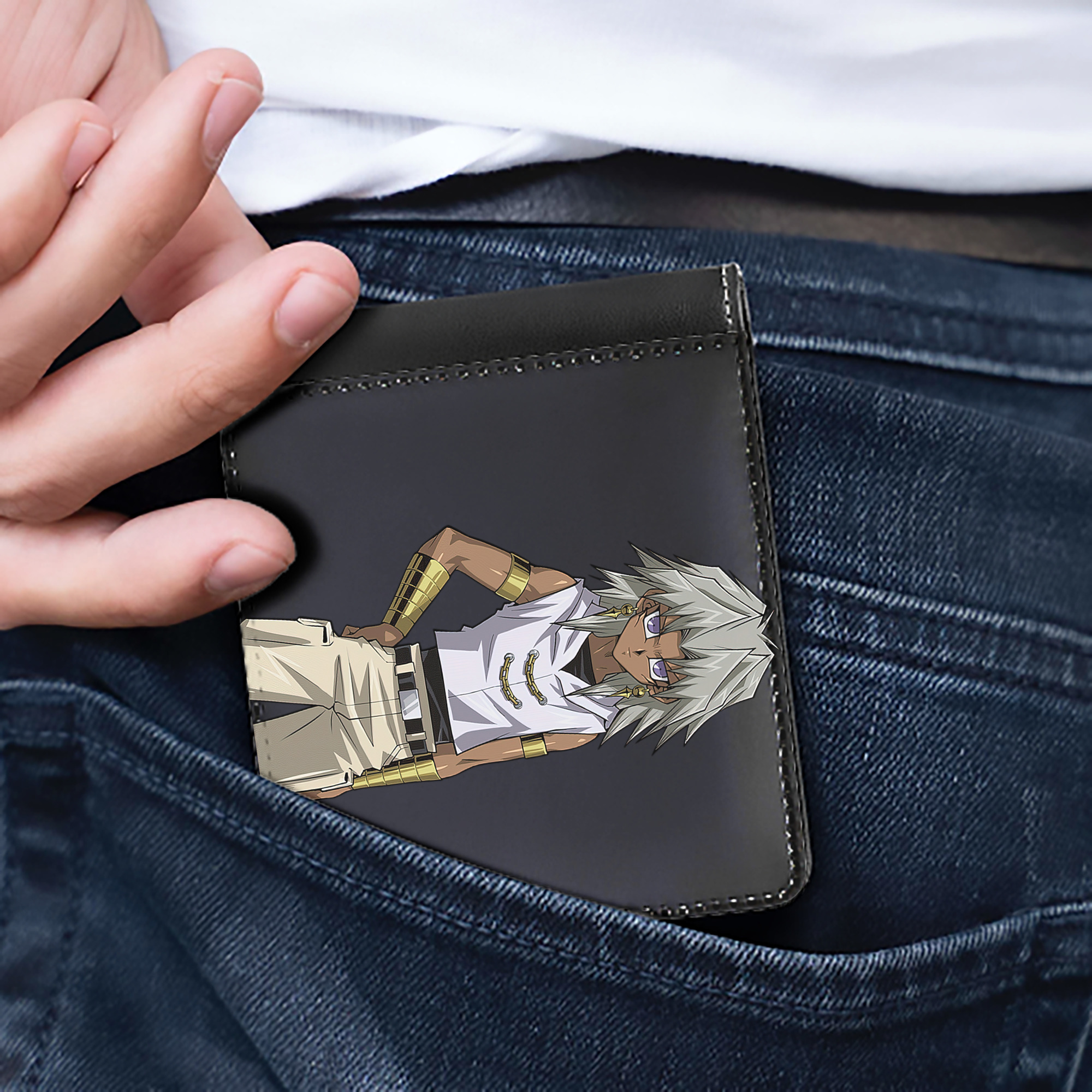 （画像用） 遊☆戯☆王 Yu-Gi-Oh! 二つ折り革財布