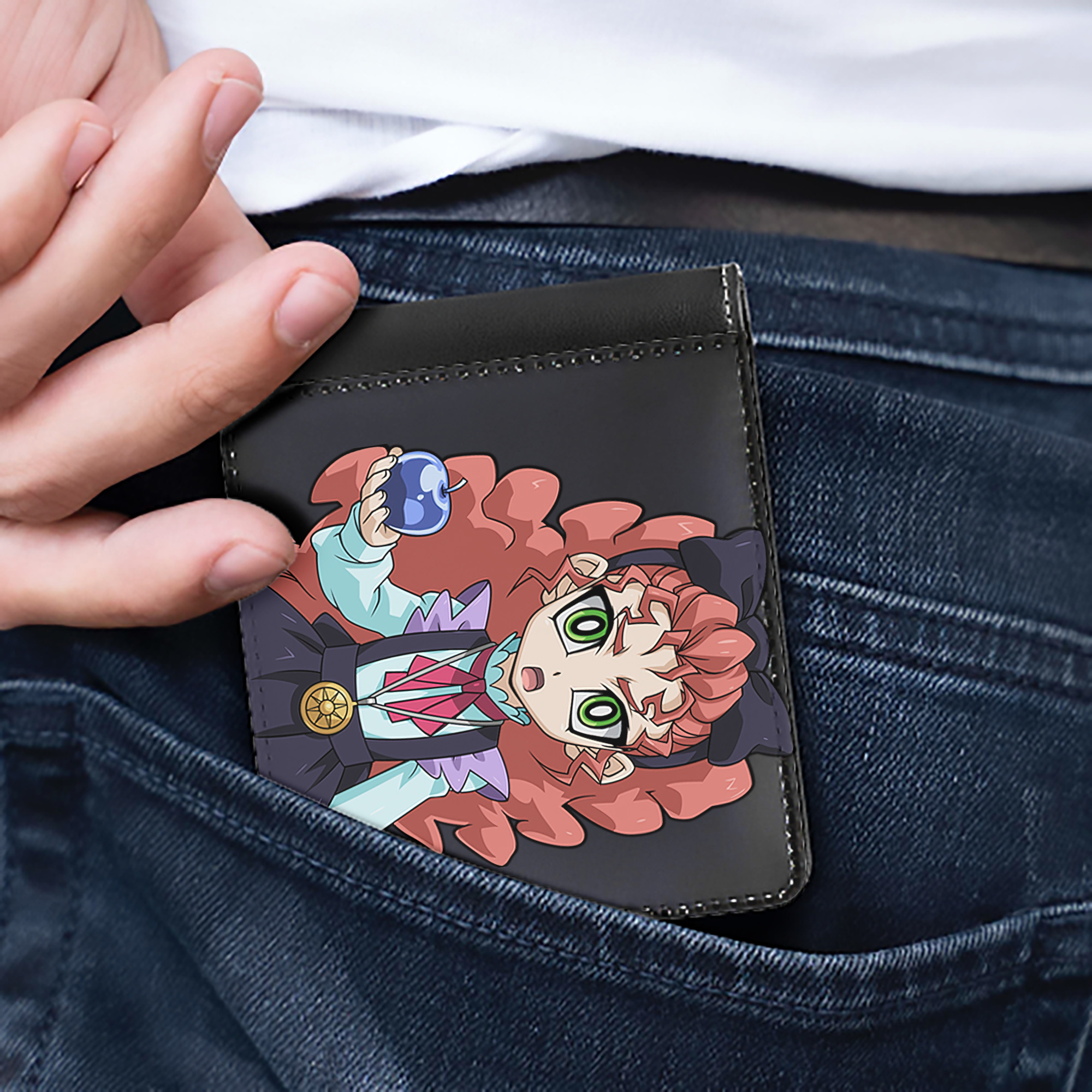 （画像用） 遊☆戯☆王 Yu-Gi-Oh! 二つ折り革財布