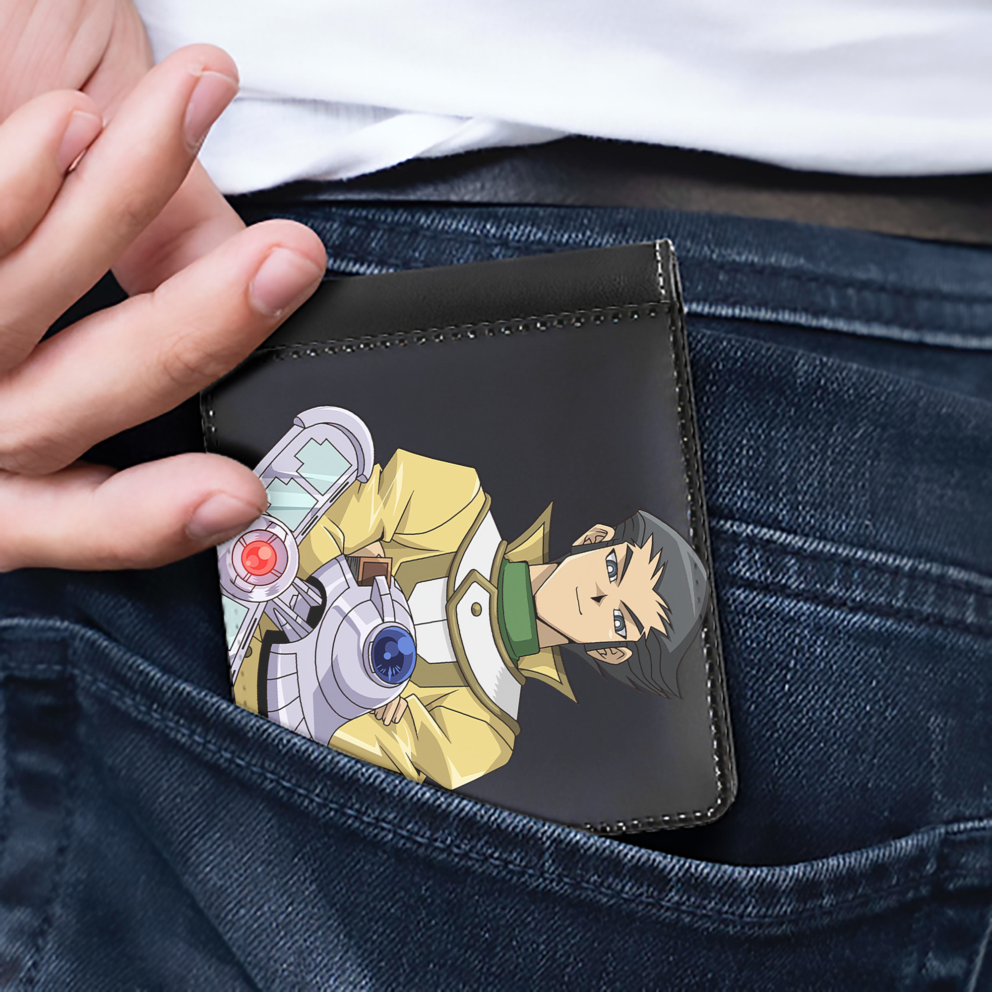 （画像用） 遊☆戯☆王 Yu-Gi-Oh! 二つ折り革財布