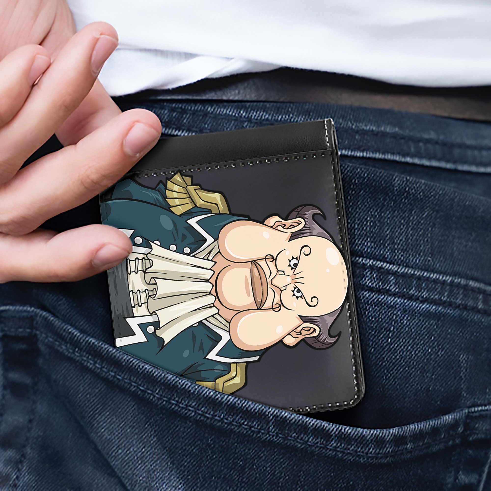 （画像用） 遊☆戯☆王 Yu-Gi-Oh! 二つ折り革財布
