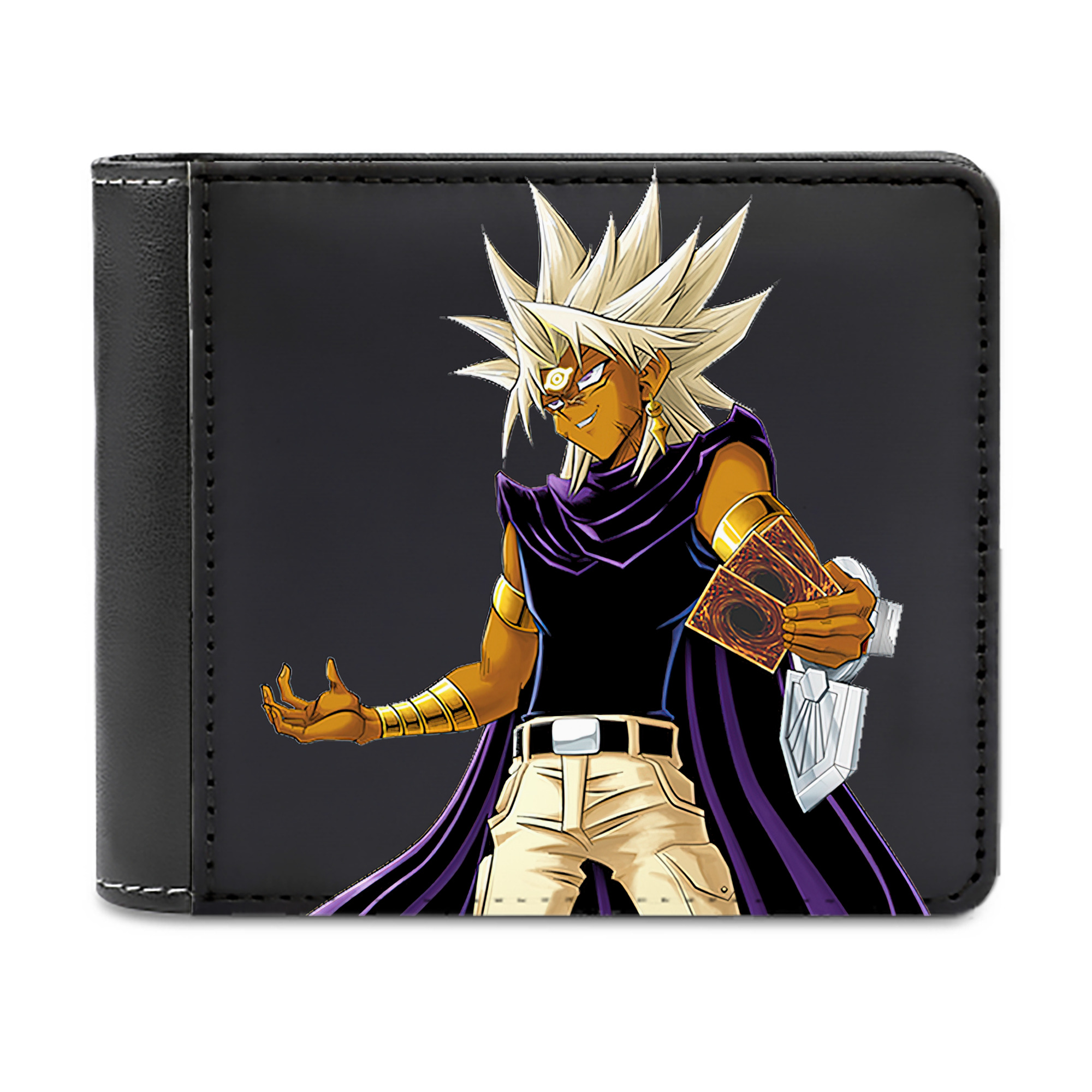 （画像用） 遊☆戯☆王 Yu-Gi-Oh! 二つ折り革財布