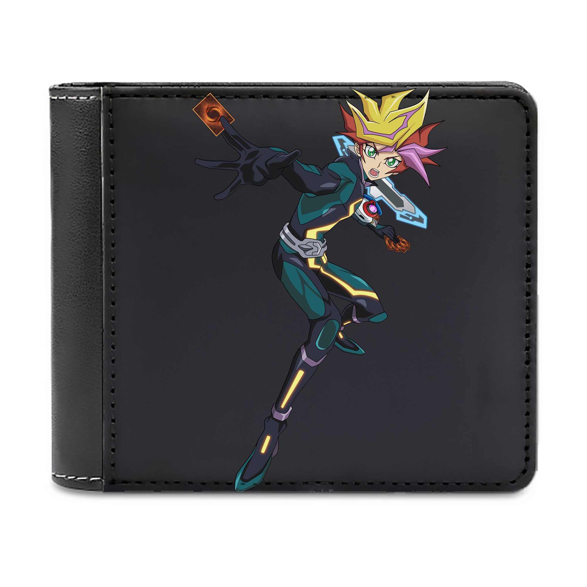 （画像用） 遊☆戯☆王 Yu-Gi-Oh! 二つ折り革財布