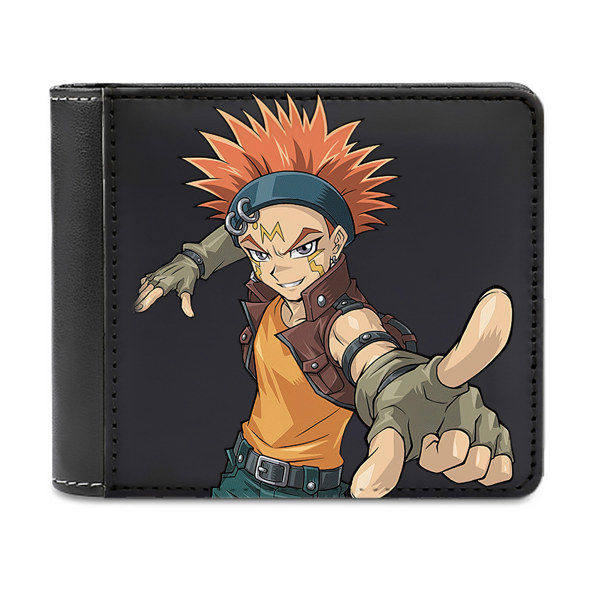 （画像用） 遊☆戯☆王 Yu-Gi-Oh! 二つ折り革財布
