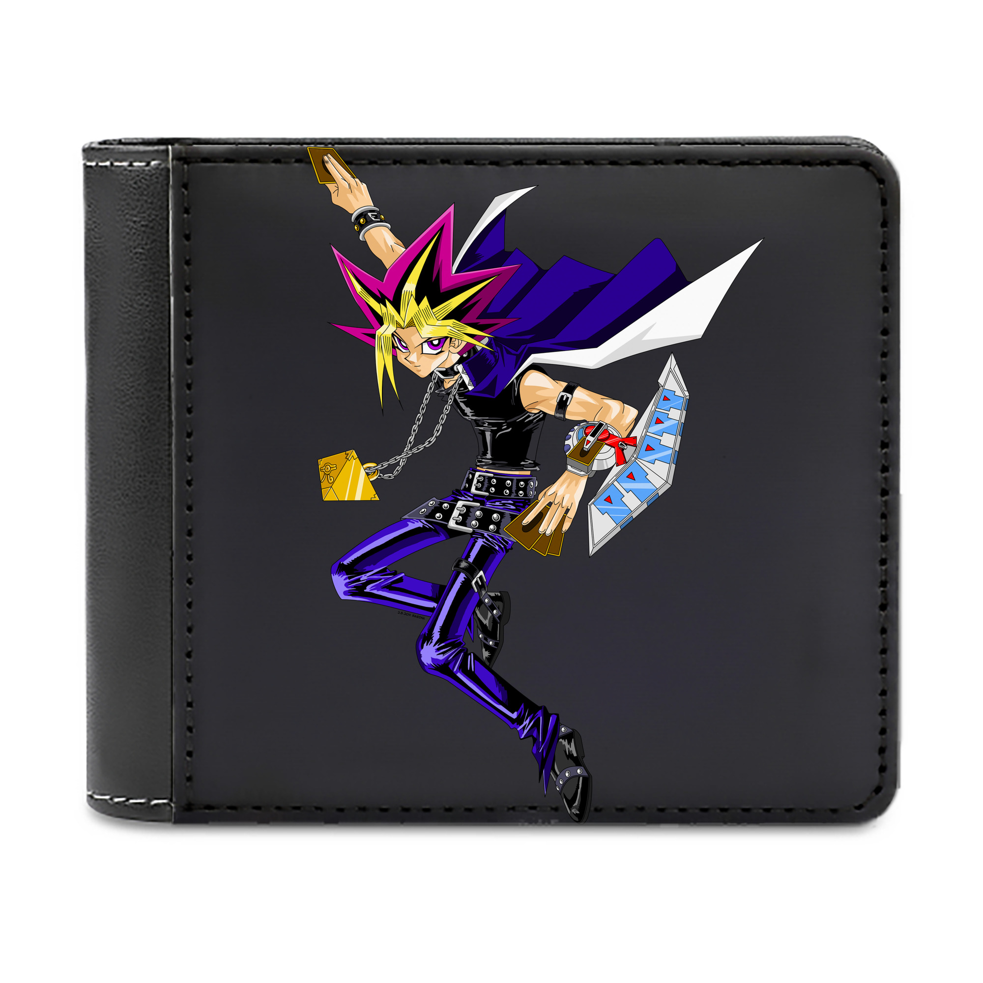 （画像用） 遊☆戯☆王 Yu-Gi-Oh! 二つ折り革財布