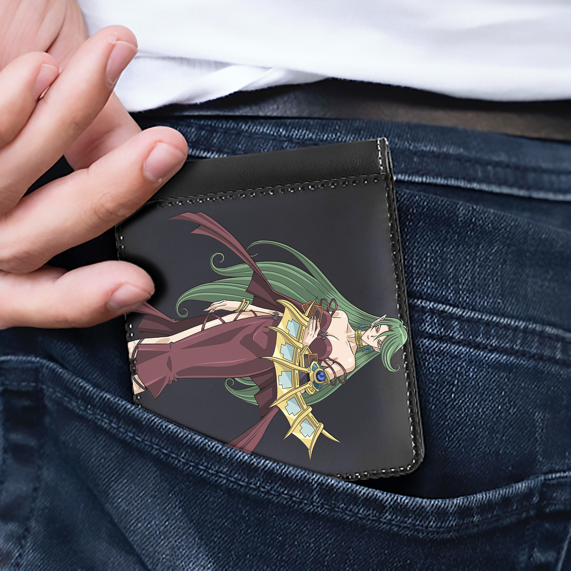 （画像用） 遊☆戯☆王 Yu-Gi-Oh! 二つ折り革財布