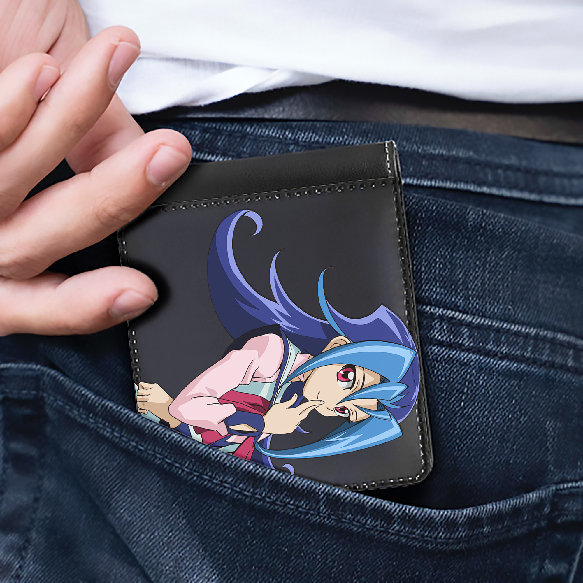 （画像用） 遊☆戯☆王 Yu-Gi-Oh! 二つ折り革財布