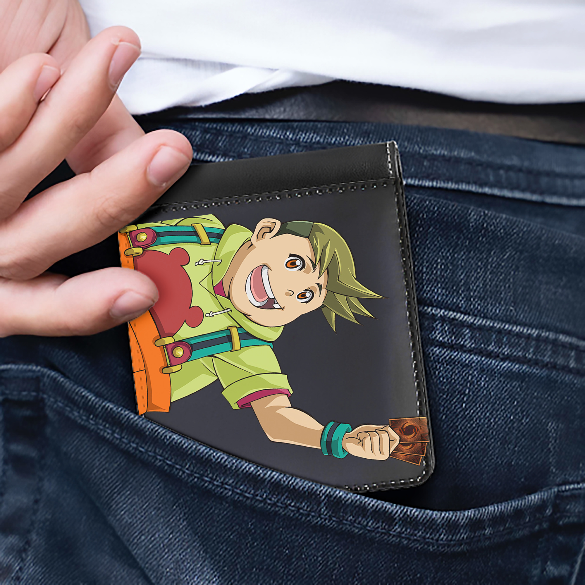（画像用） 遊☆戯☆王 Yu-Gi-Oh! 二つ折り革財布