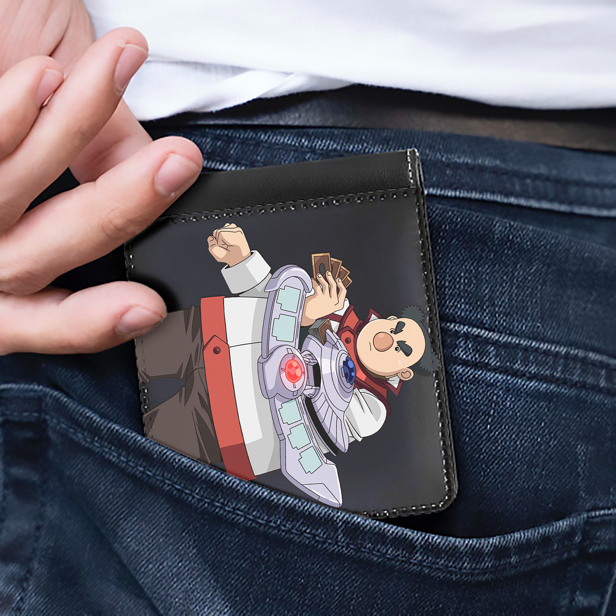 （画像用） 遊☆戯☆王 Yu-Gi-Oh! 二つ折り革財布