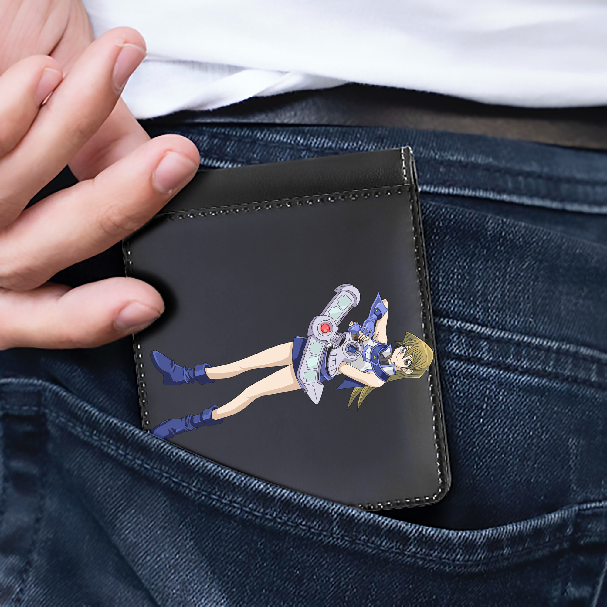 （画像用） 遊☆戯☆王 Yu-Gi-Oh! 二つ折り革財布