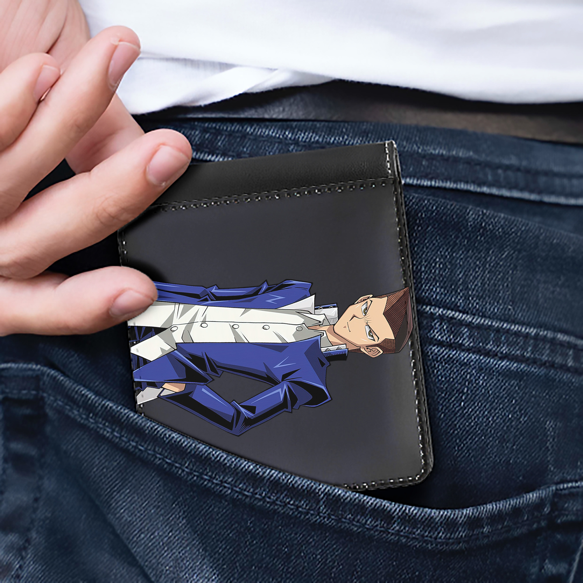 （画像用） 遊☆戯☆王 Yu-Gi-Oh! 二つ折り革財布