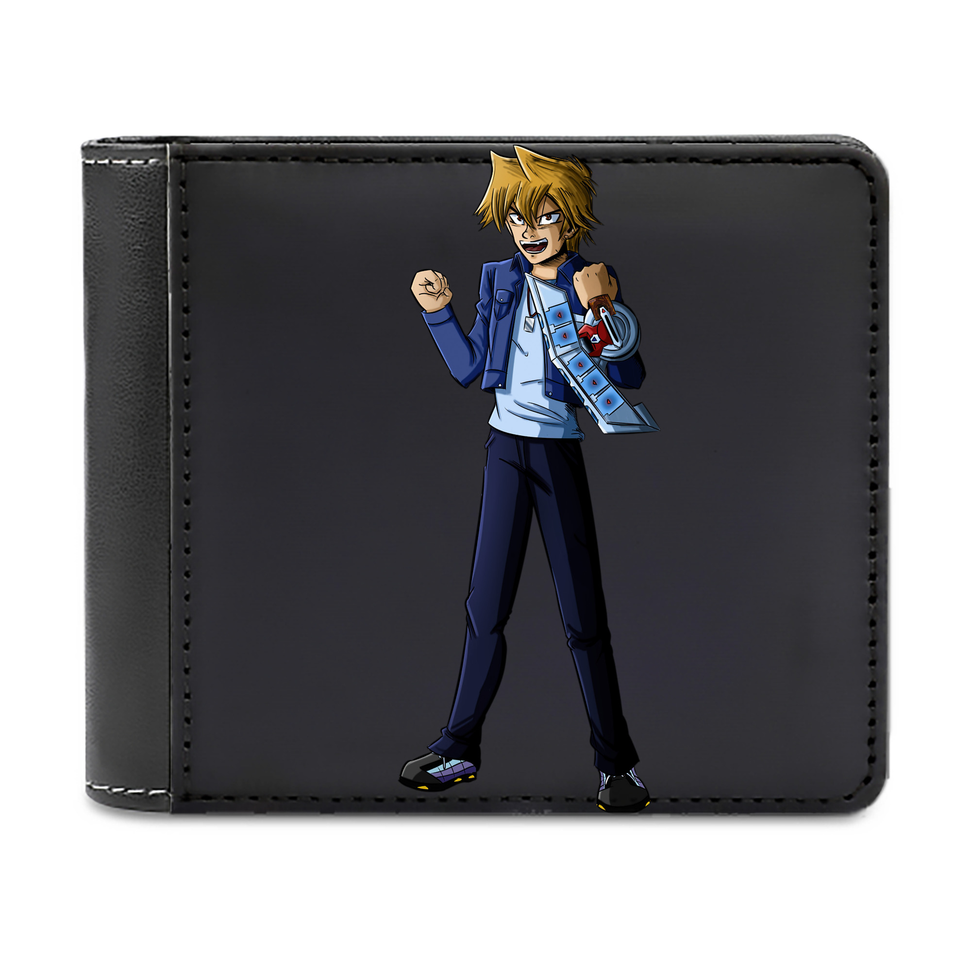 （画像用） 遊☆戯☆王 Yu-Gi-Oh! 二つ折り革財布