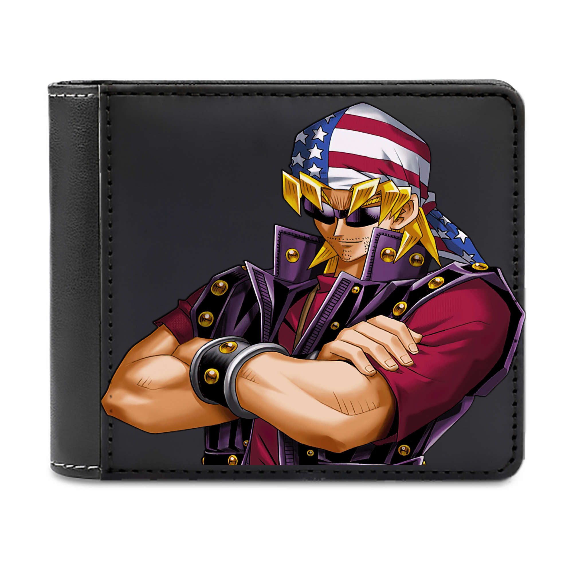 （画像用） 遊☆戯☆王 Yu-Gi-Oh! 二つ折り革財布