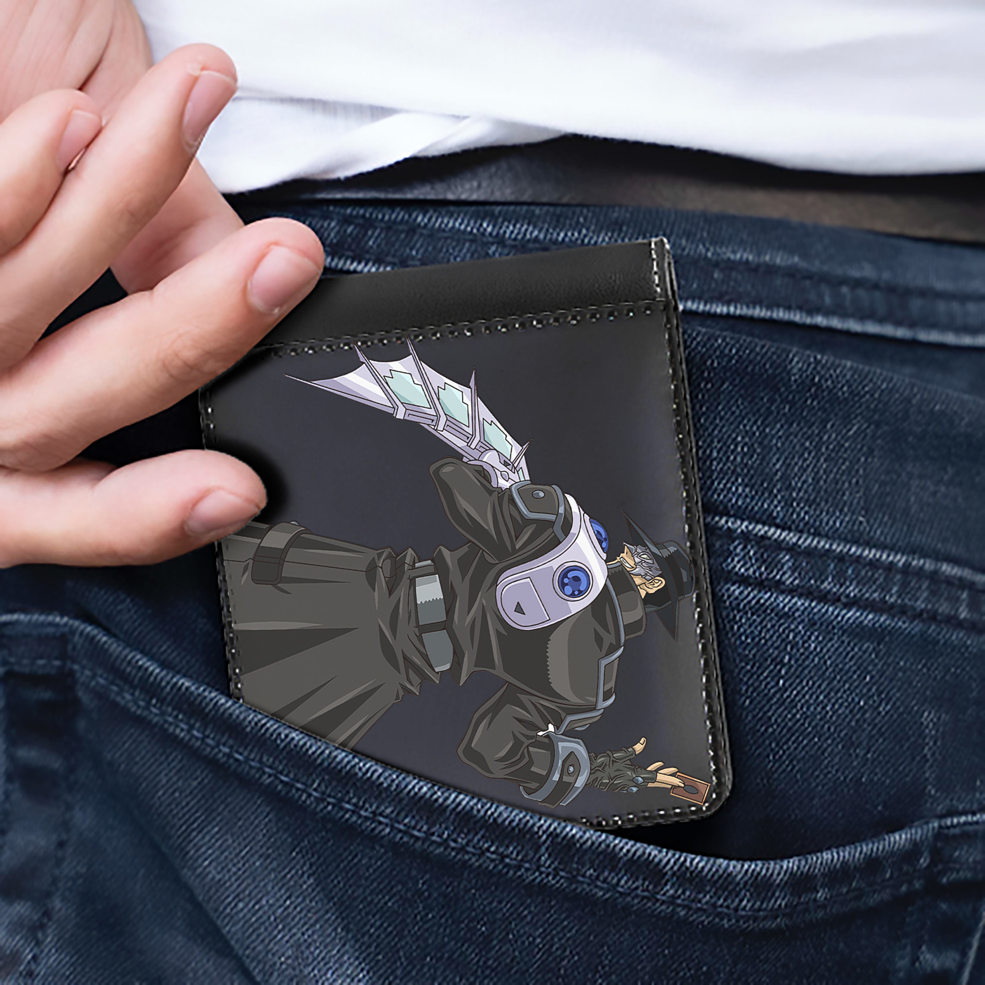 （画像用） 遊☆戯☆王 Yu-Gi-Oh! 二つ折り革財布