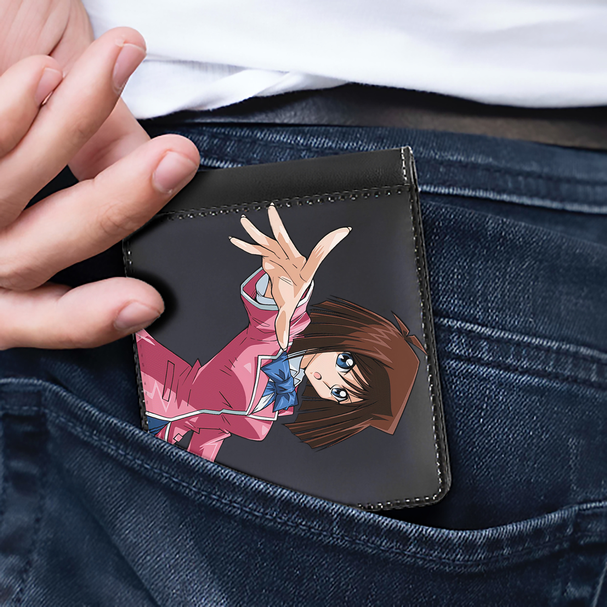 （画像用） 遊☆戯☆王 Yu-Gi-Oh! 二つ折り革財布