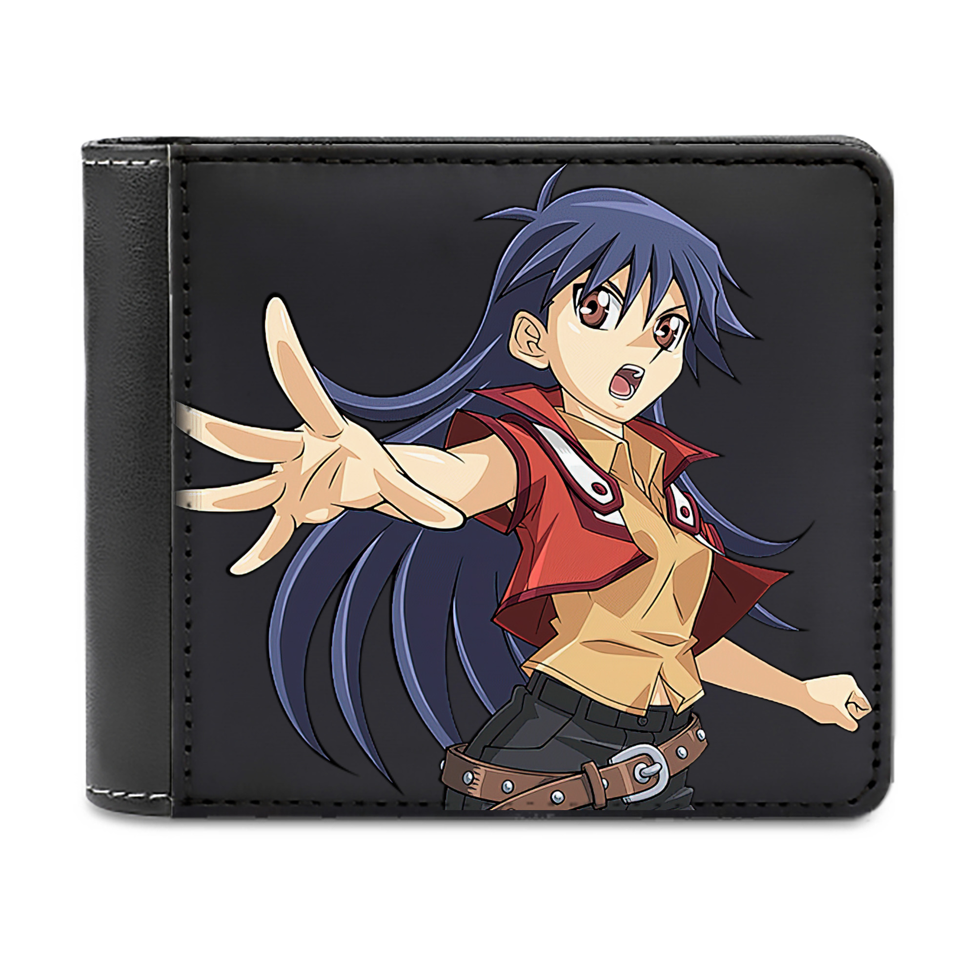 （画像用） 遊☆戯☆王 Yu-Gi-Oh! 二つ折り革財布