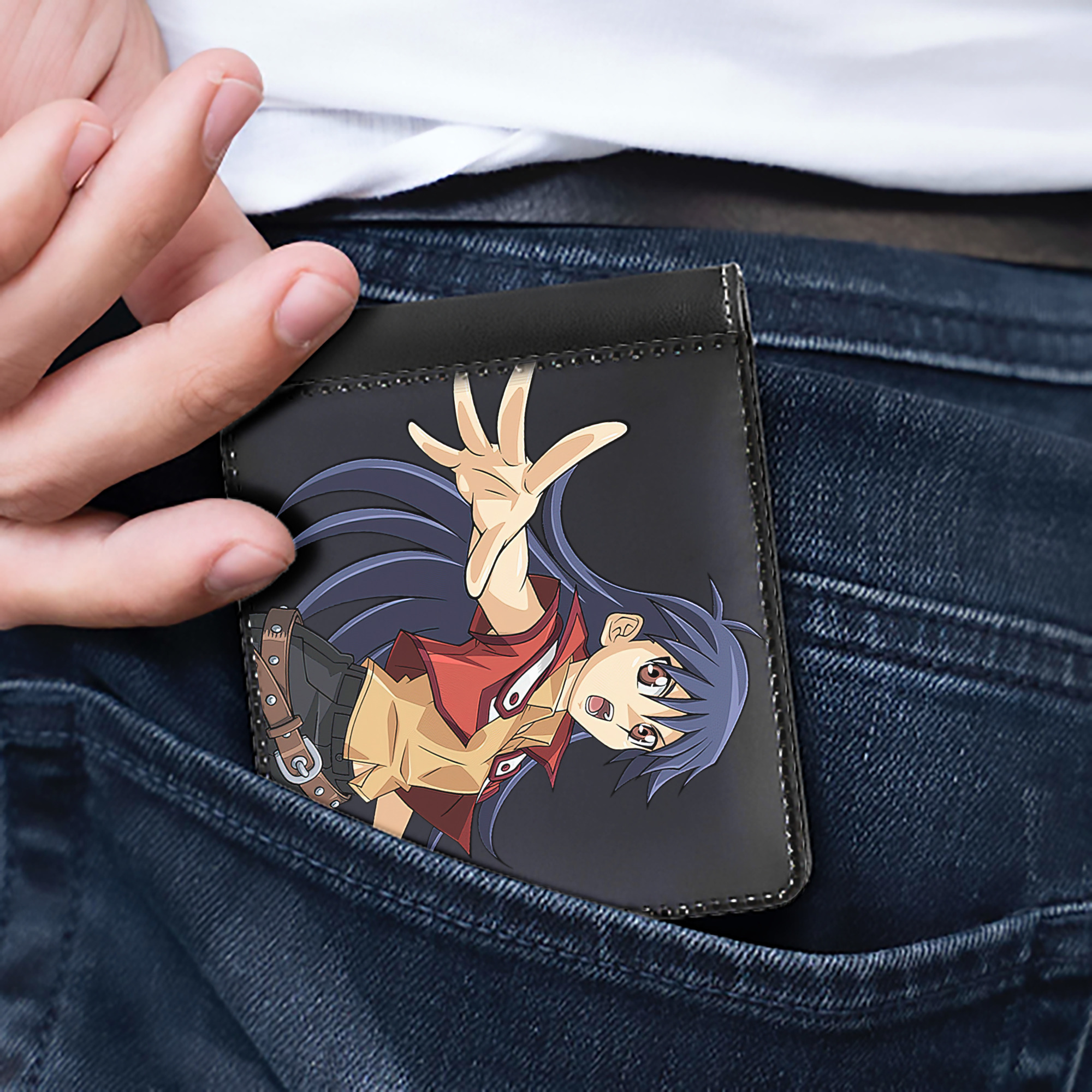 （画像用） 遊☆戯☆王 Yu-Gi-Oh! 二つ折り革財布