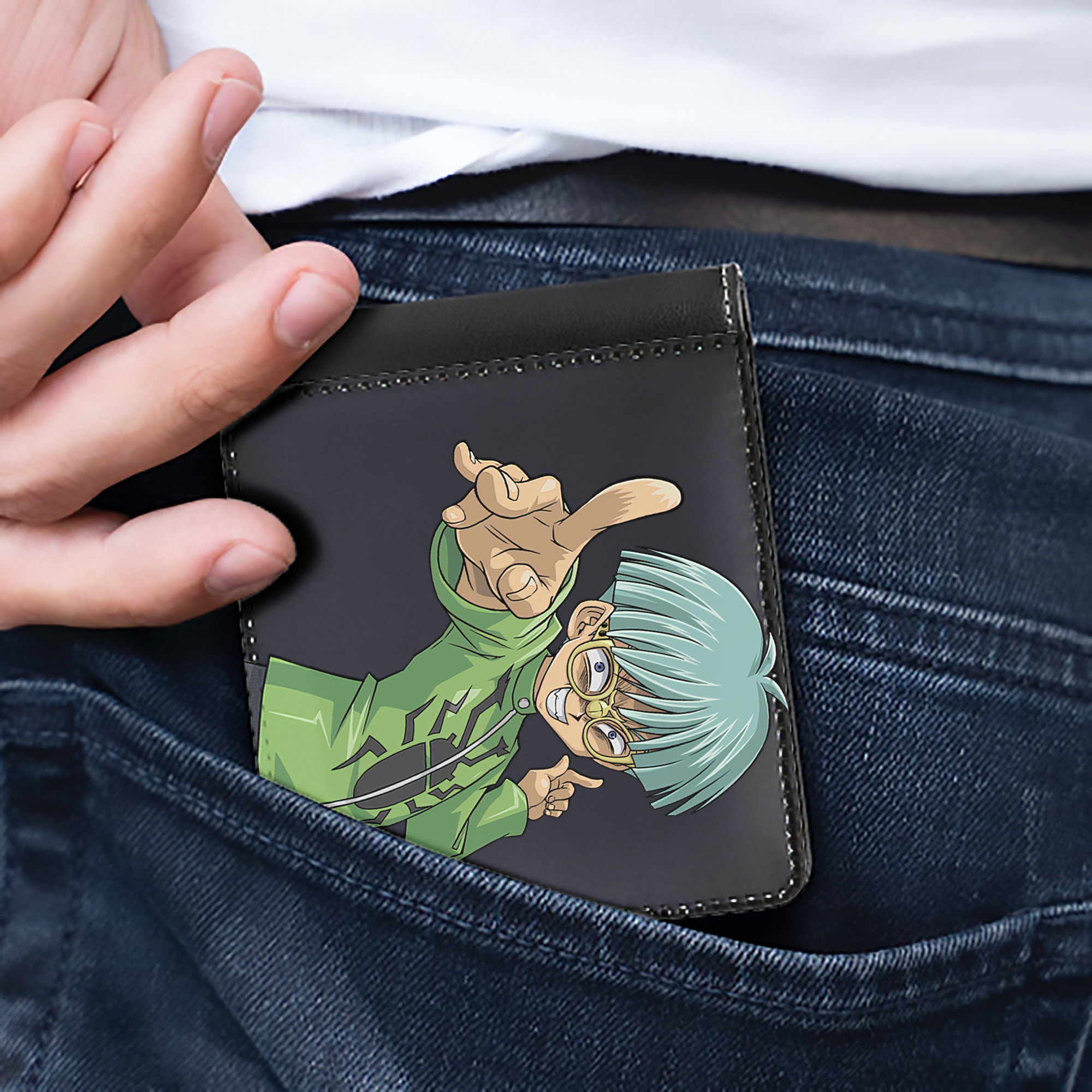 （画像用） 遊☆戯☆王 Yu-Gi-Oh! 二つ折り革財布