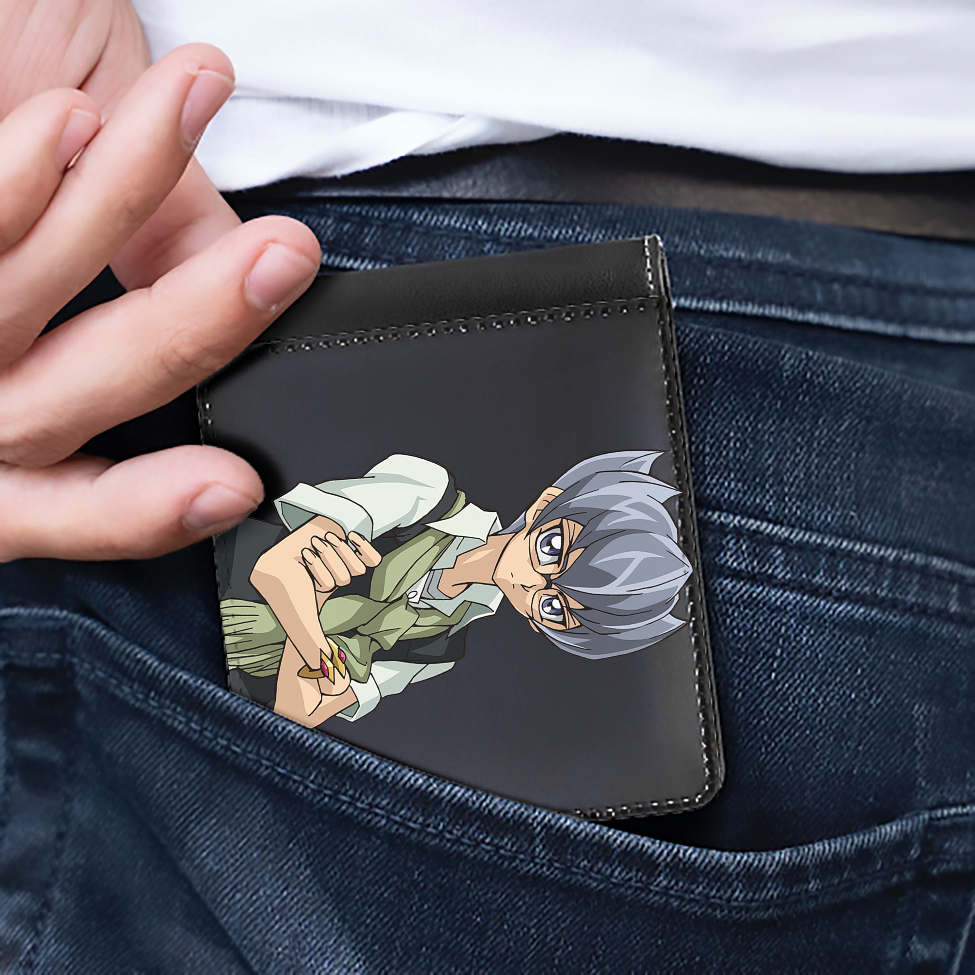 （画像用） 遊☆戯☆王 Yu-Gi-Oh! 二つ折り革財布