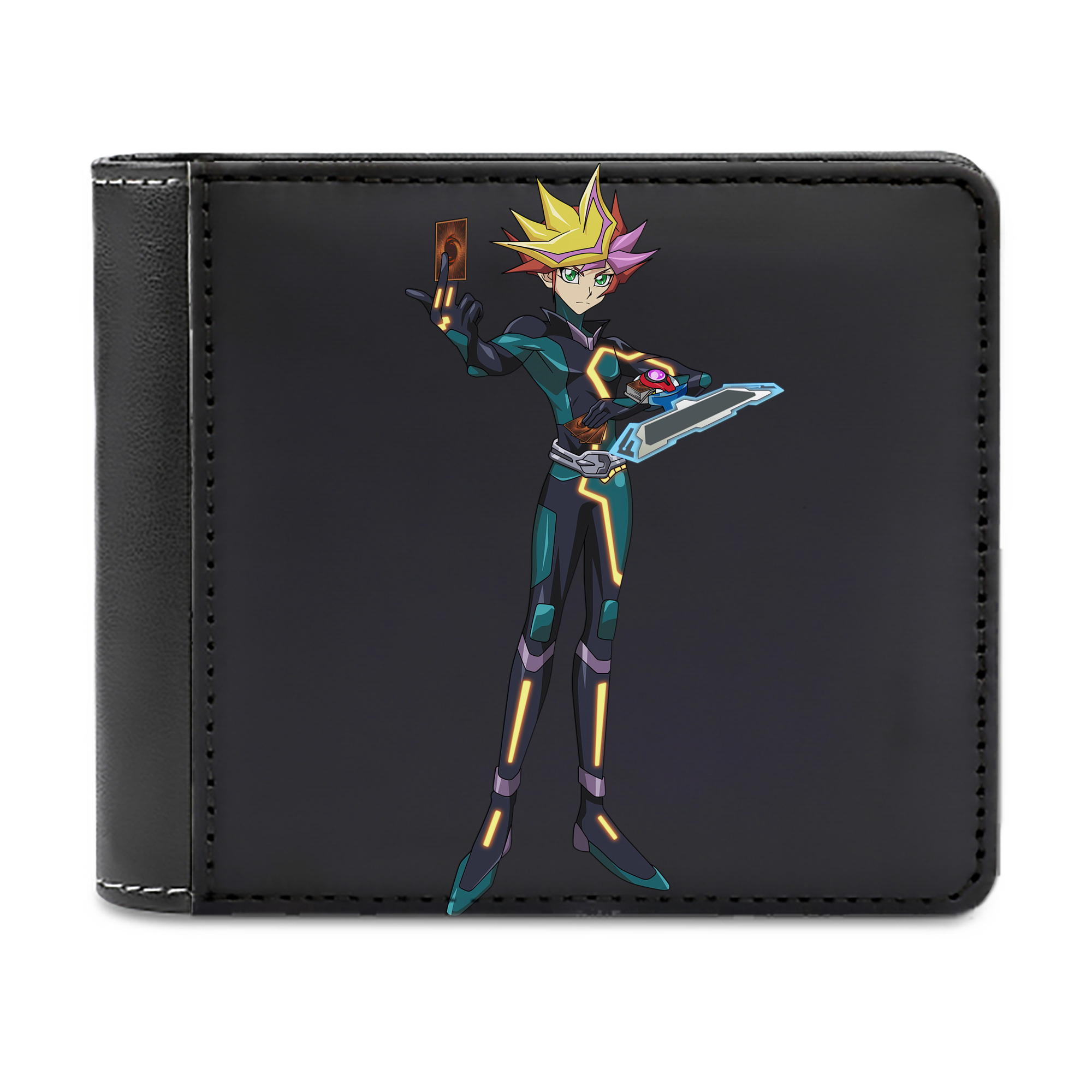 （画像用） 遊☆戯☆王 Yu-Gi-Oh! 二つ折り革財布