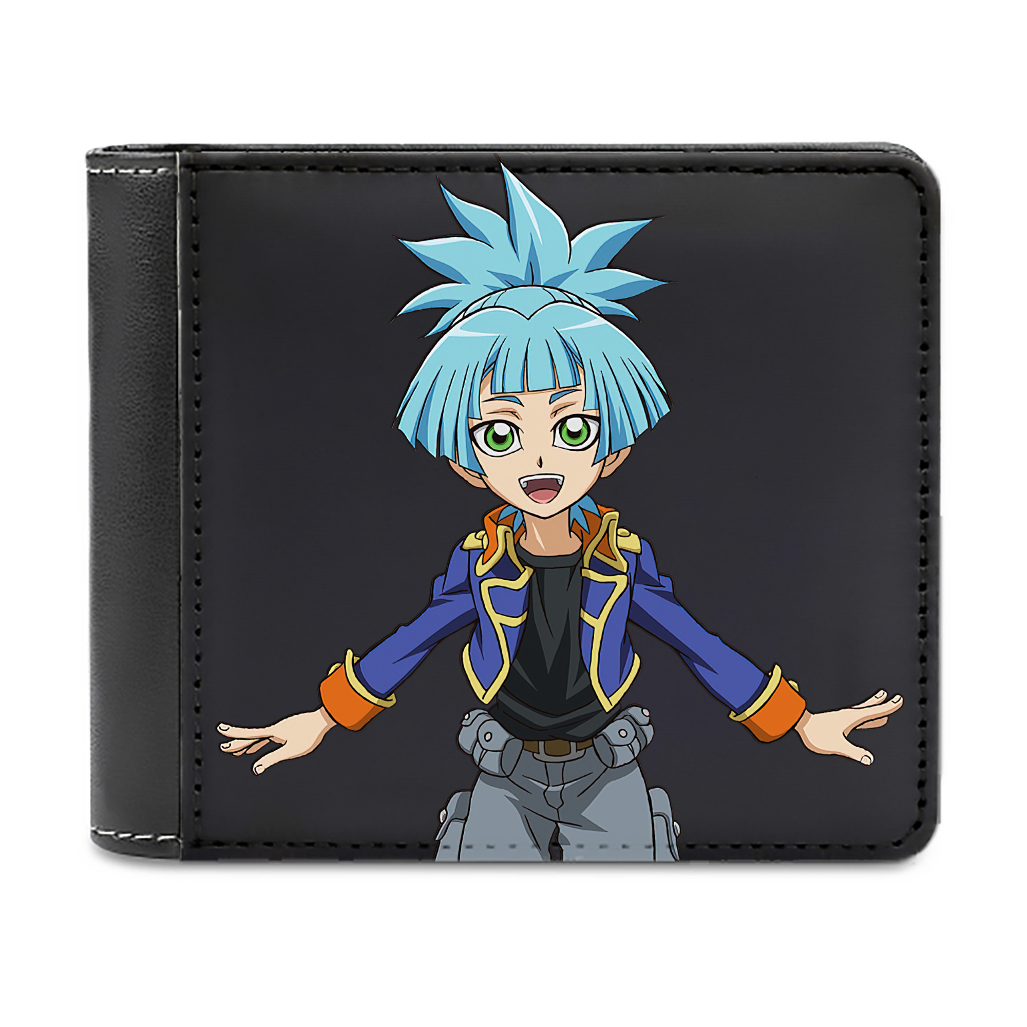 （画像用） 遊☆戯☆王 Yu-Gi-Oh! 二つ折り革財布