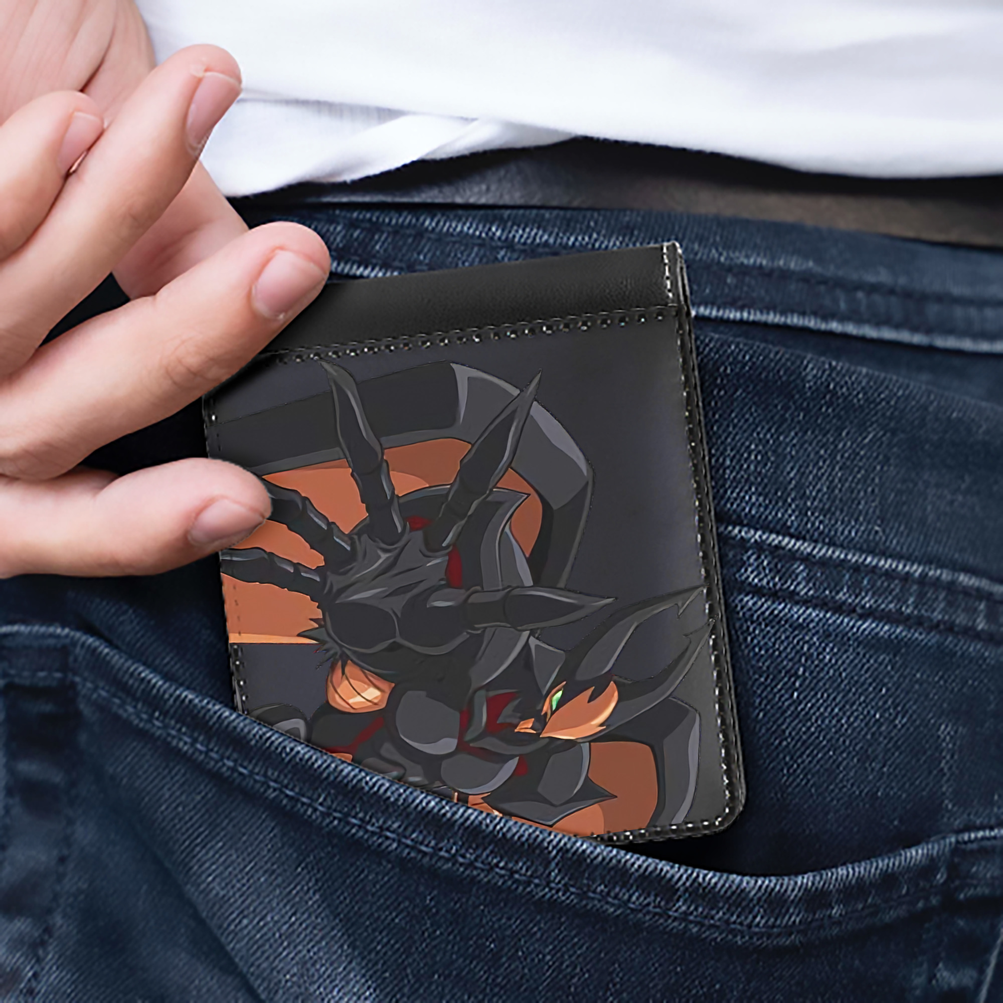 （画像用） 遊☆戯☆王 Yu-Gi-Oh! 二つ折り革財布