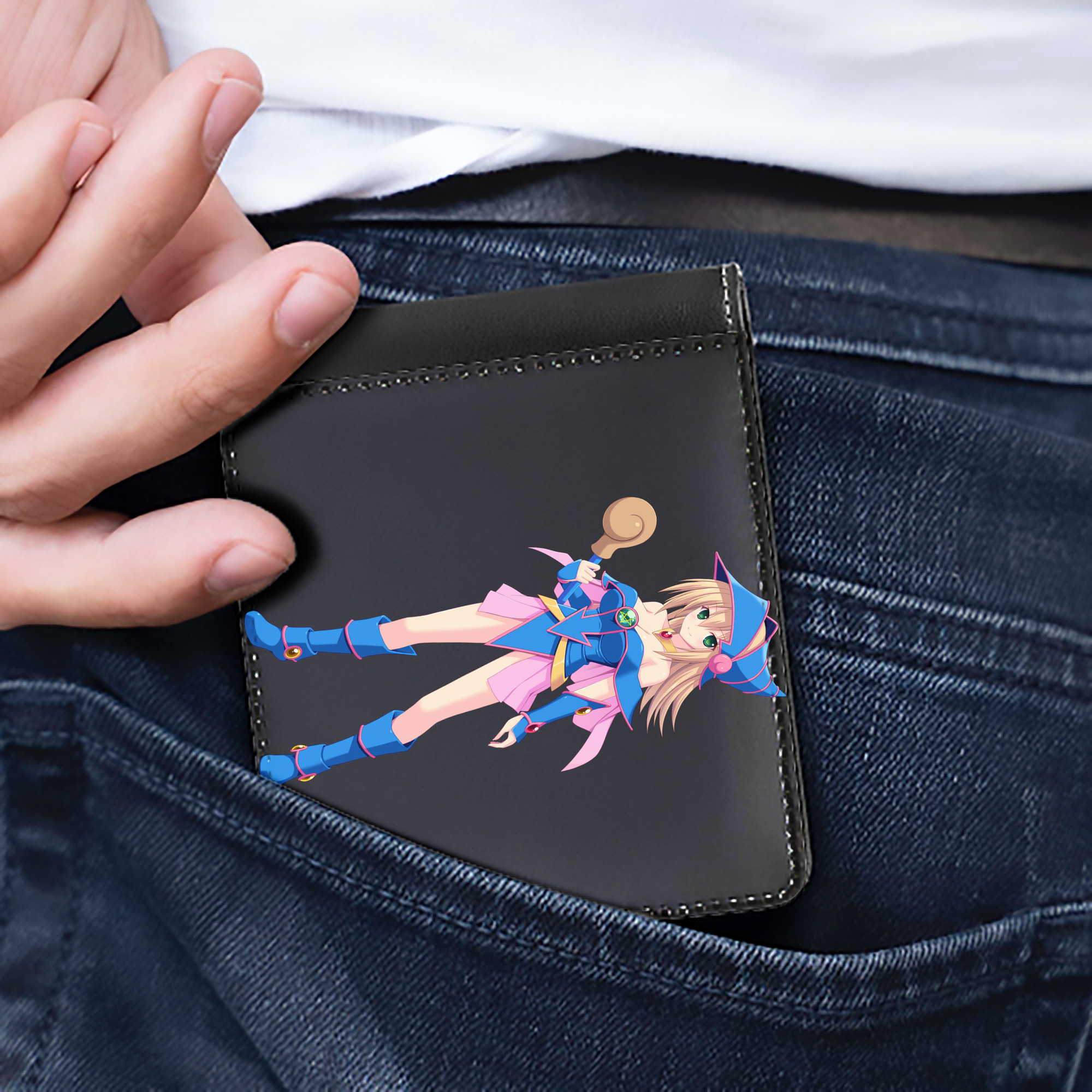 （画像用） 遊☆戯☆王 Yu-Gi-Oh! 二つ折り革財布