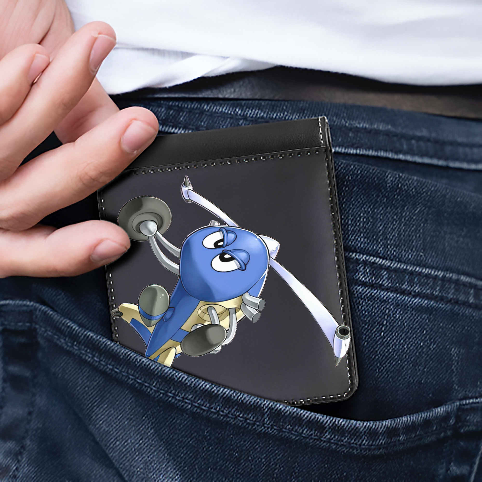（画像用） 遊☆戯☆王 Yu-Gi-Oh! 二つ折り革財布