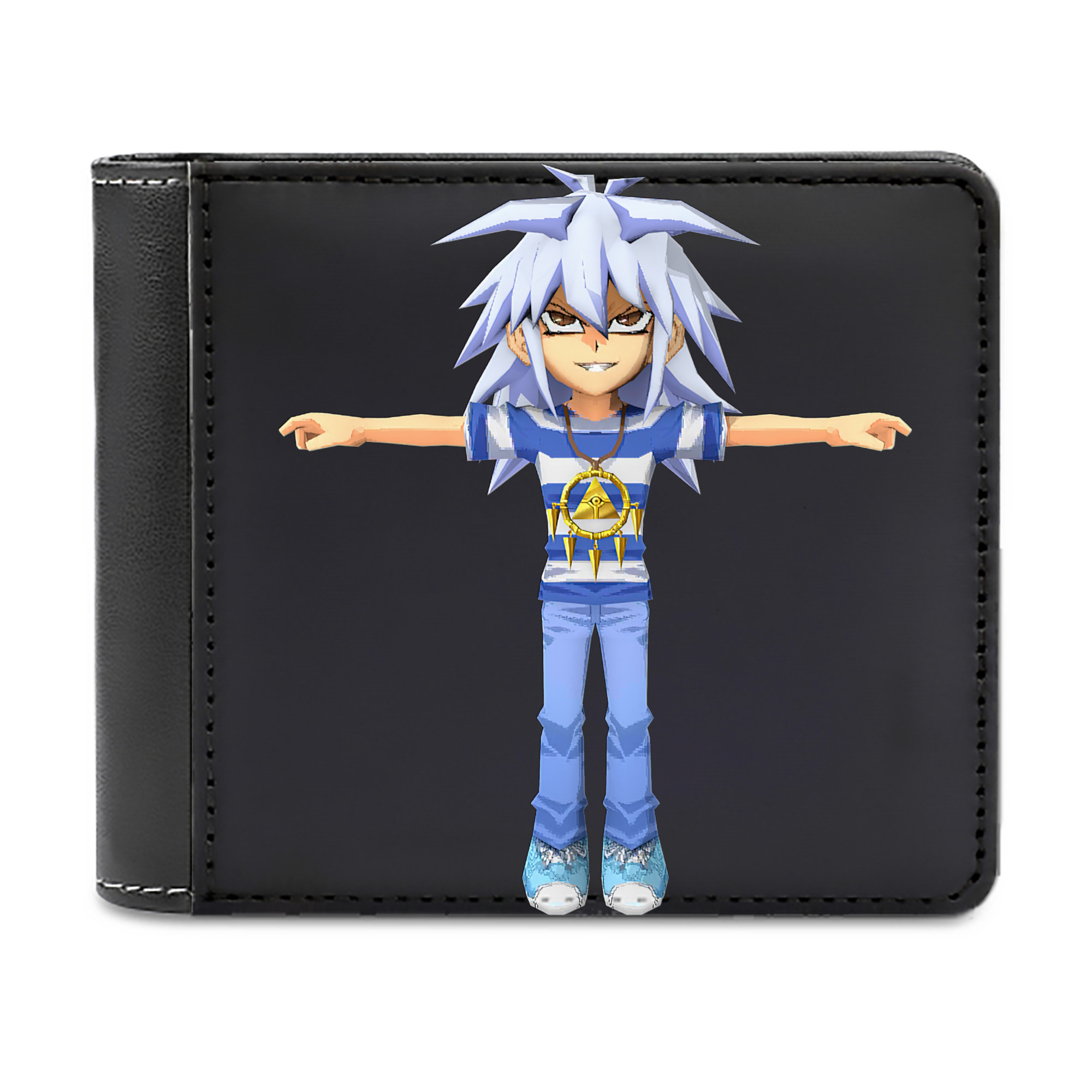 （画像用） 遊☆戯☆王 Yu-Gi-Oh! 二つ折り革財布