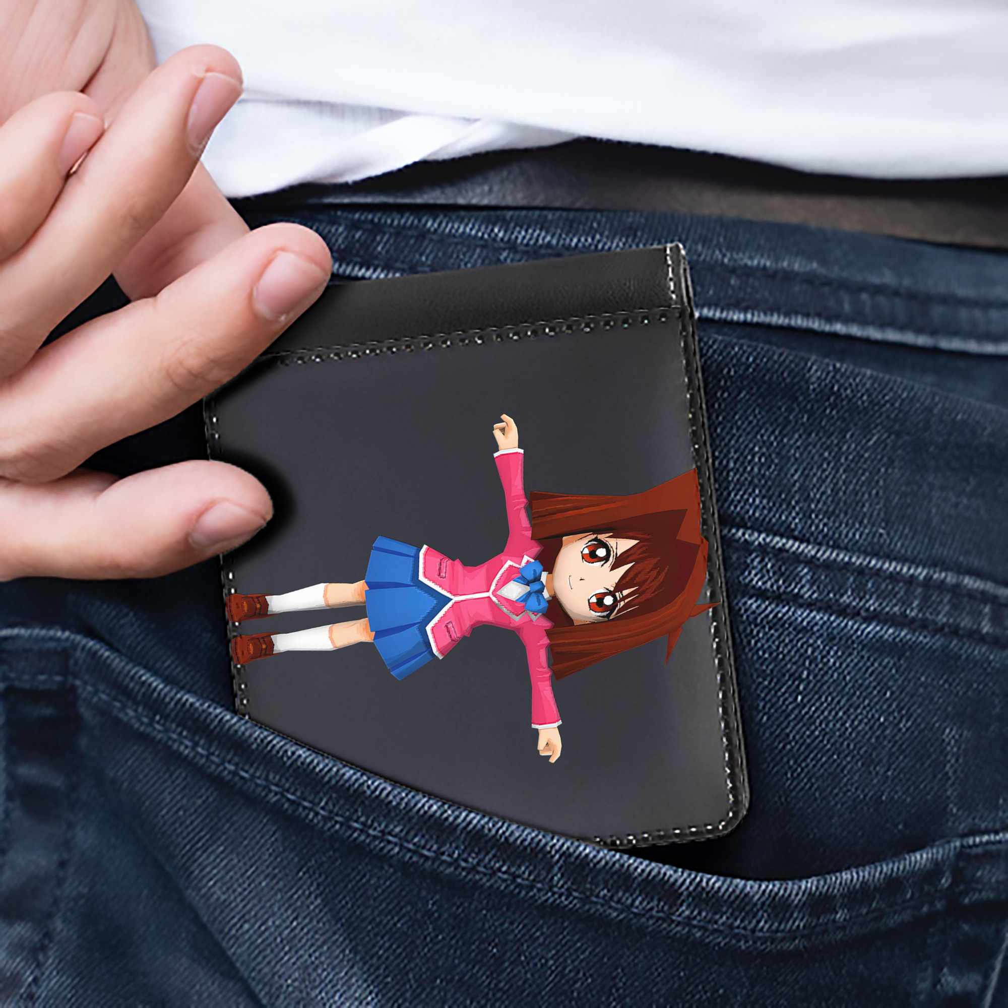 （画像用） 遊☆戯☆王 Yu-Gi-Oh! 二つ折り革財布