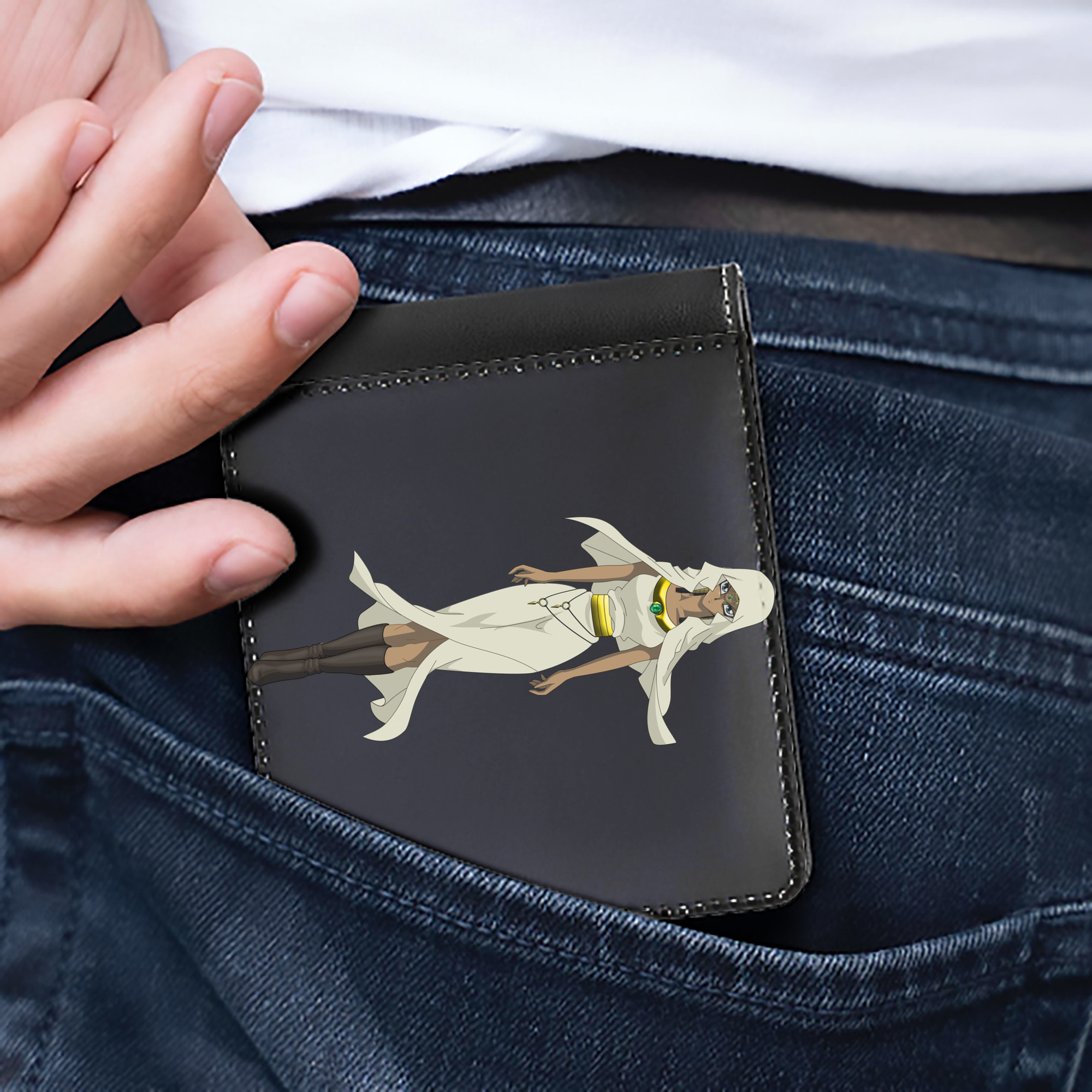 （画像用） 遊☆戯☆王 Yu-Gi-Oh! 二つ折り革財布